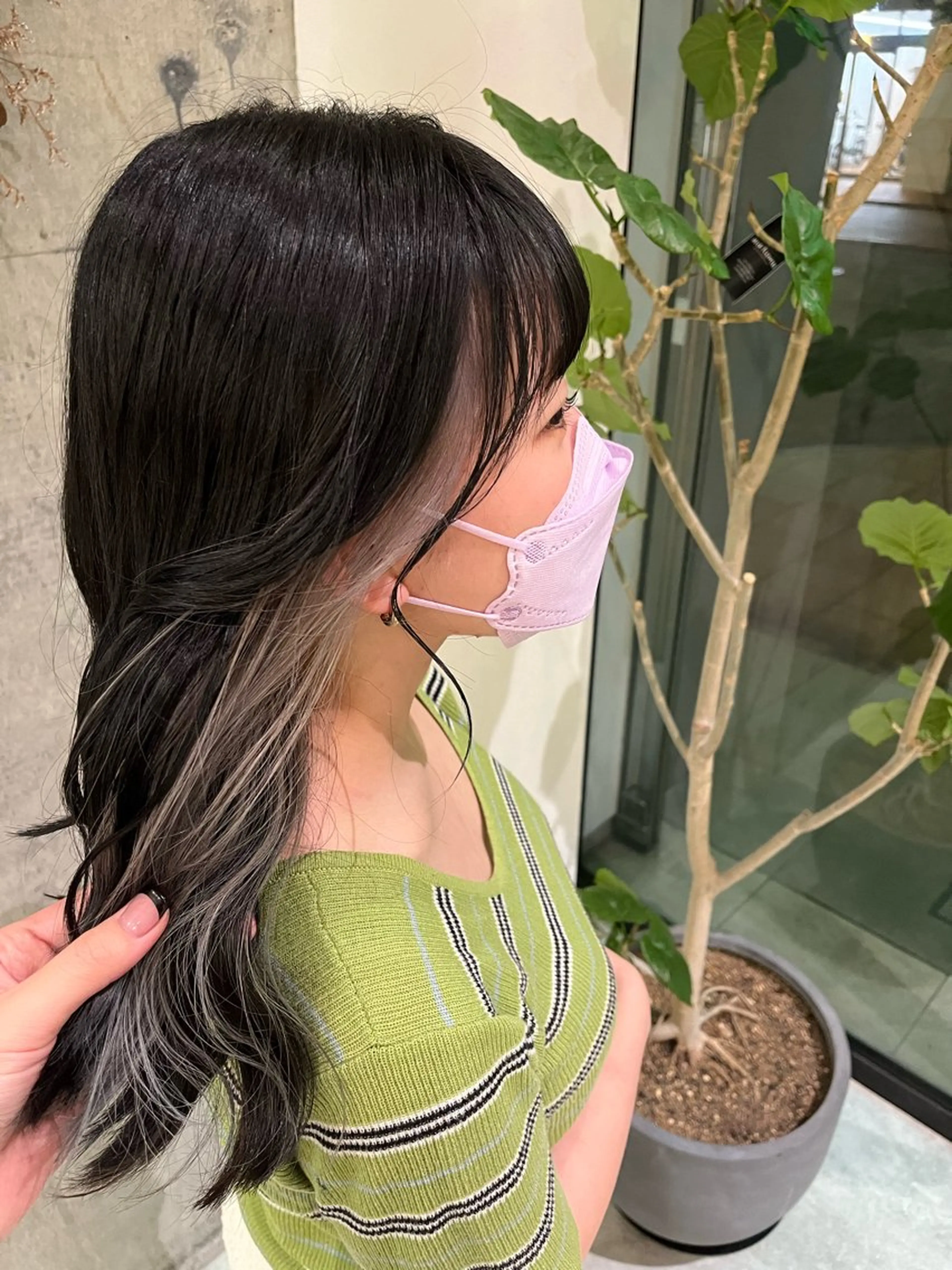 ロング カラー BLESS所属・森 梨奈🩷 カットモデル募集✂︎のヘアスタイル