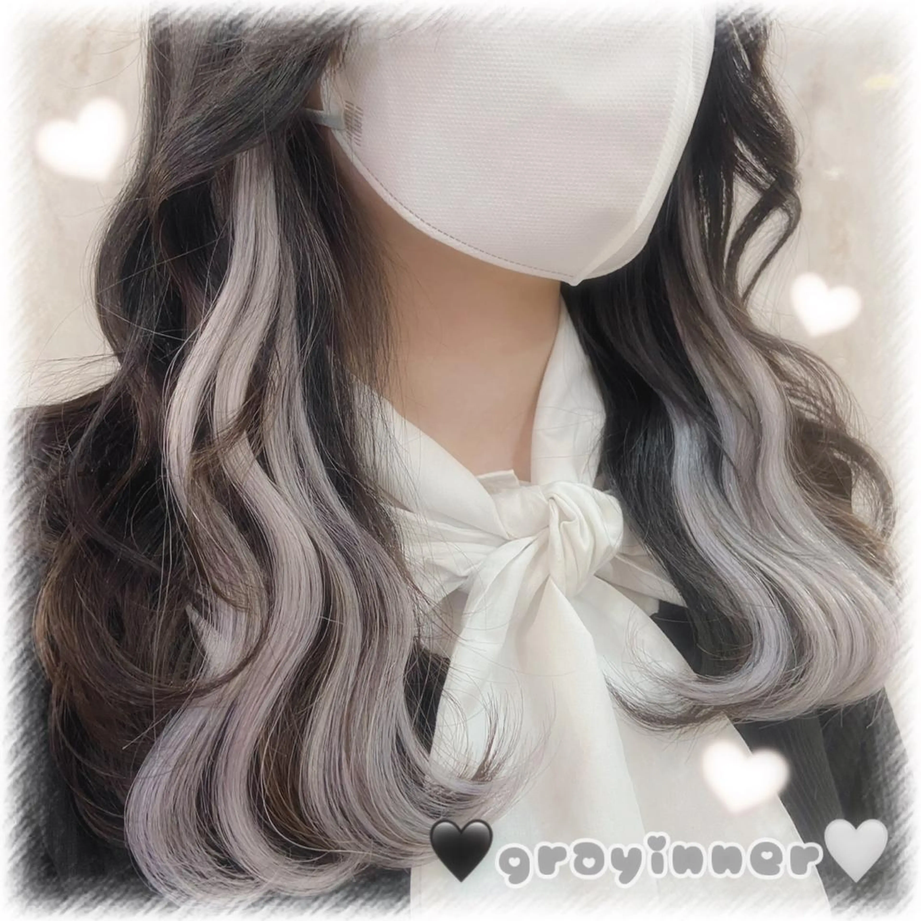 ‪·͜·❤︎‬推し色extension🫧ダメージ無しで叶うcolor🤍インナー・イヤリングカラー🤍の写真