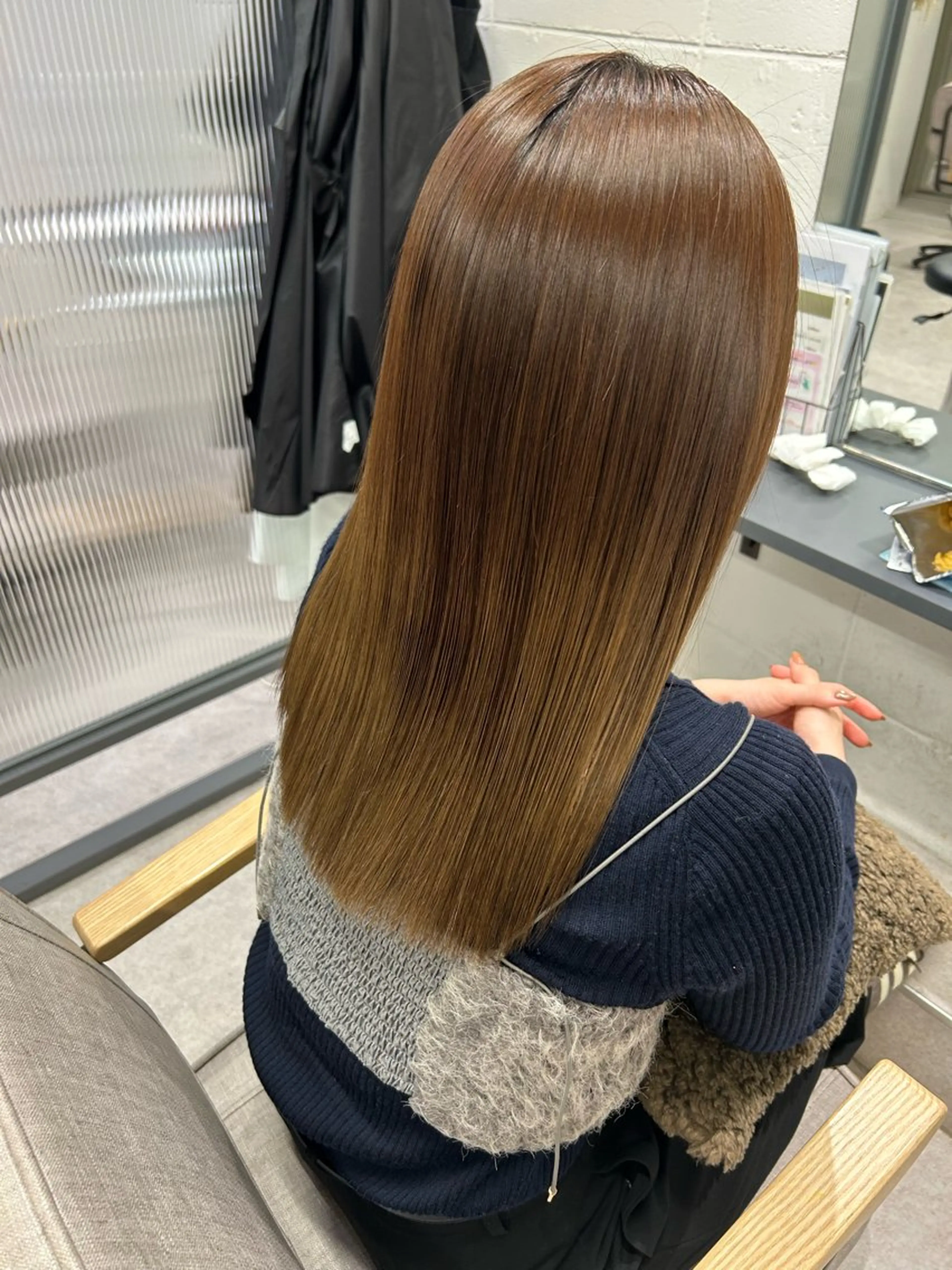 ミディアム 鳳／美容室 chinaのヘアスタイル