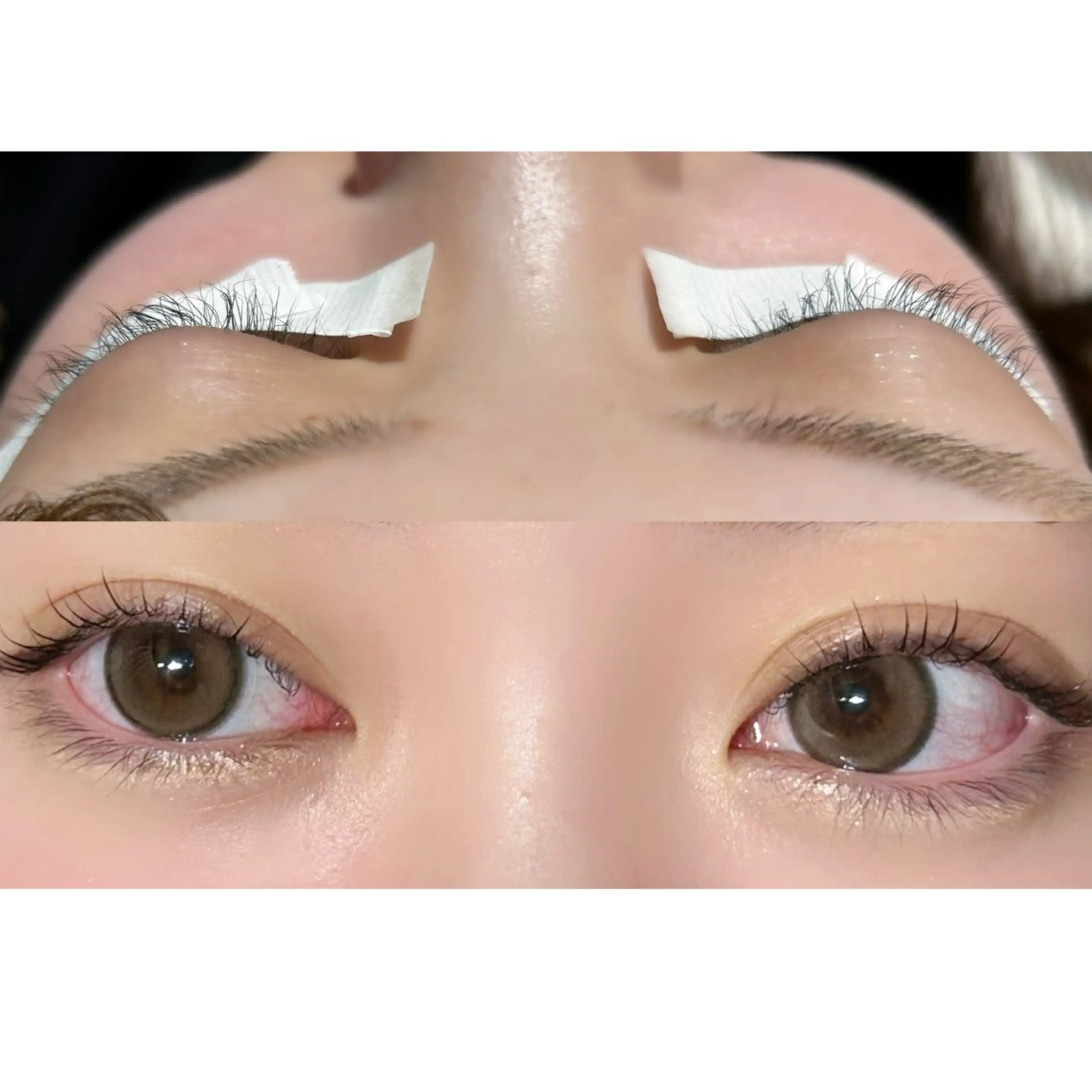 マツエク・マツパ パリジェンヌラッシュリフト PLATINUM DOLL nanaのマツエク・マツパデザイン