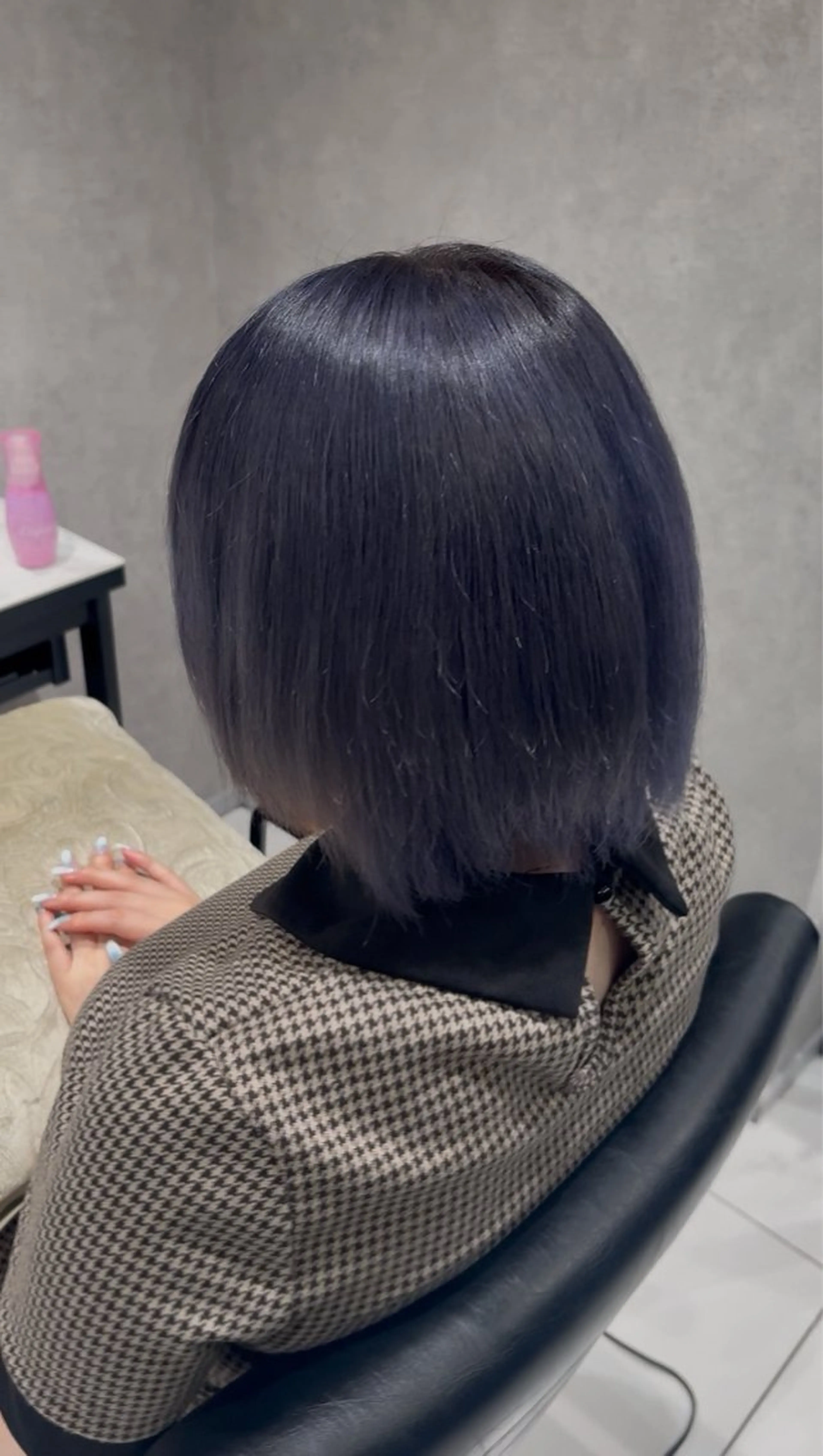 ショート カラー ラベンダーカラー ヘアカラー ﾊﾙｶ🎀まつパ/ 可愛い艶カラー🩵ᩚのヘアスタイル