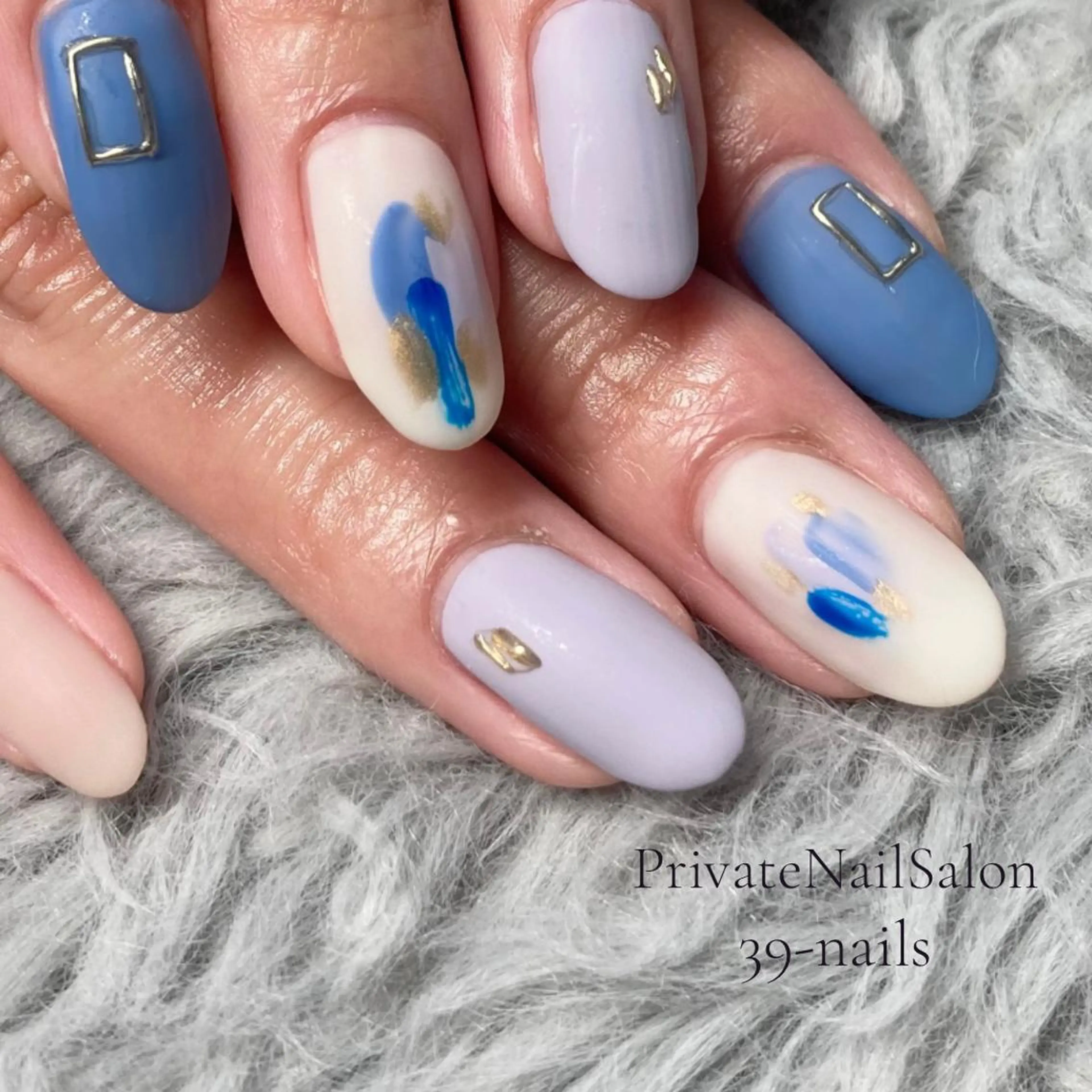 ネイル アートネイル ジェルネイル オフィスネイル パラジェル シンプルネイル 39-nails EharaMikuのネイルデザイン