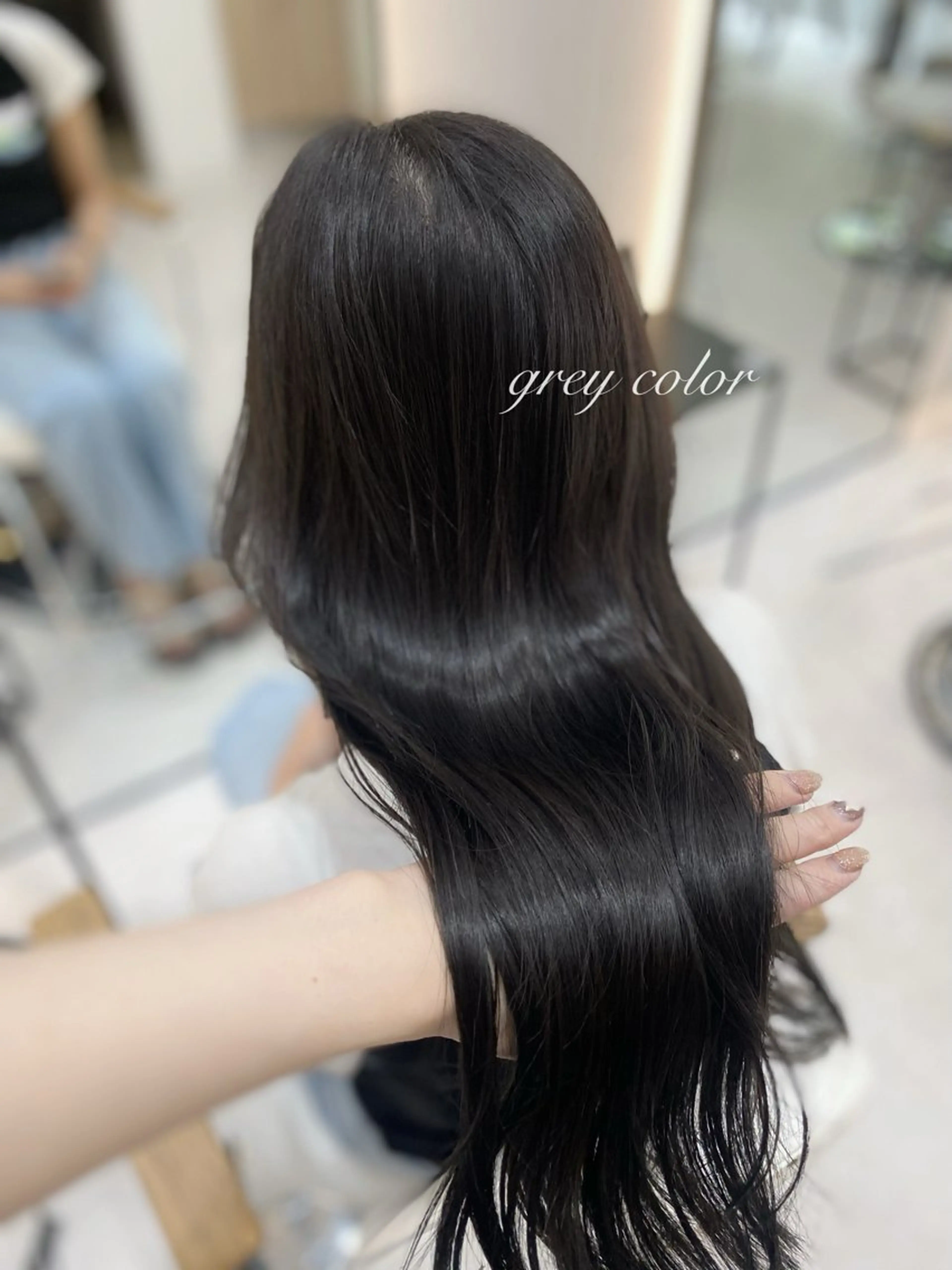 ロング カラー 透明感カラー トリートメント 艶髪・透明感カラー・ 韓国ヘア・Yuriのヘアスタイル