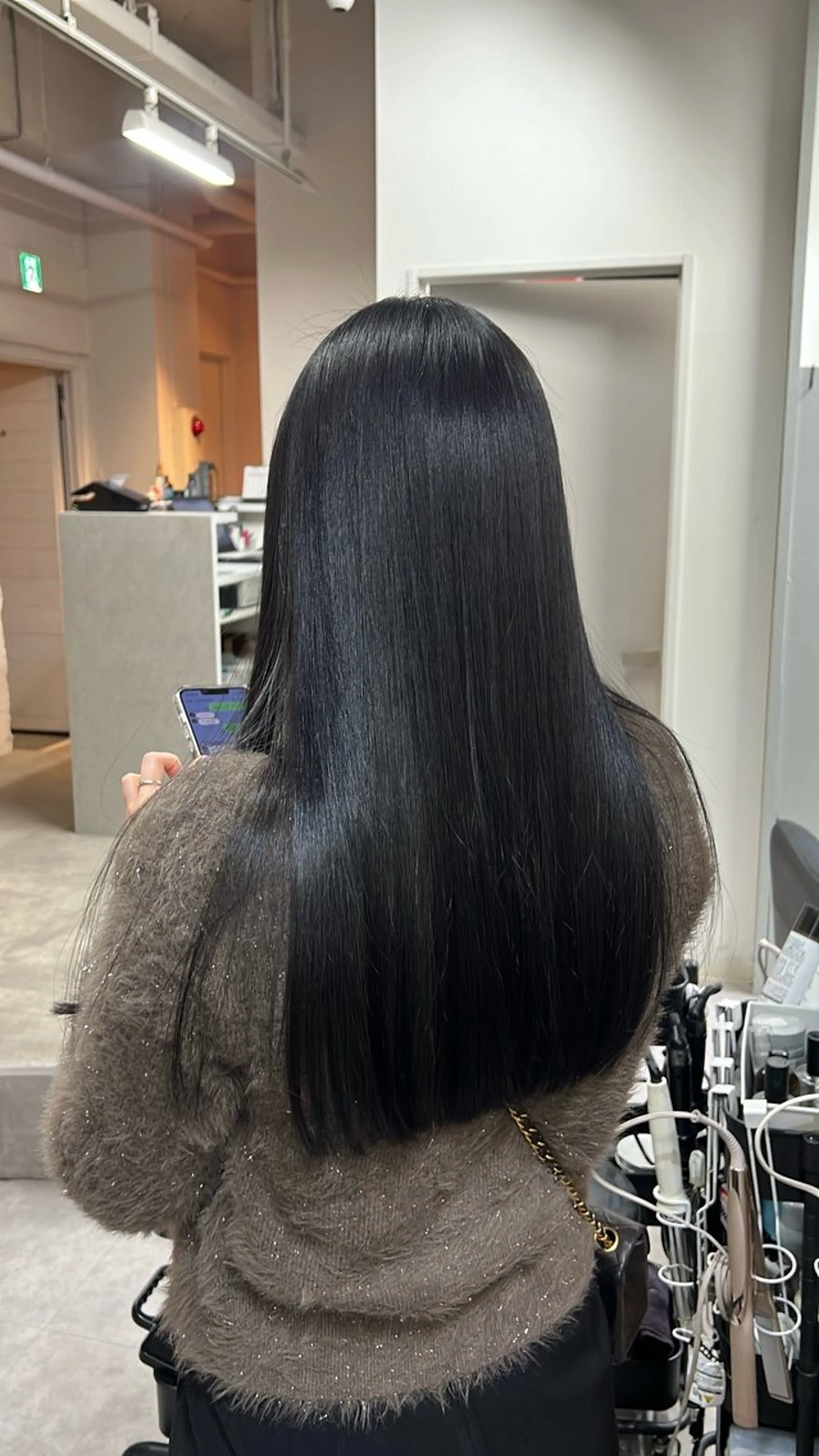 ロング ヘアカラー トリートメント いしい りえのヘアスタイル