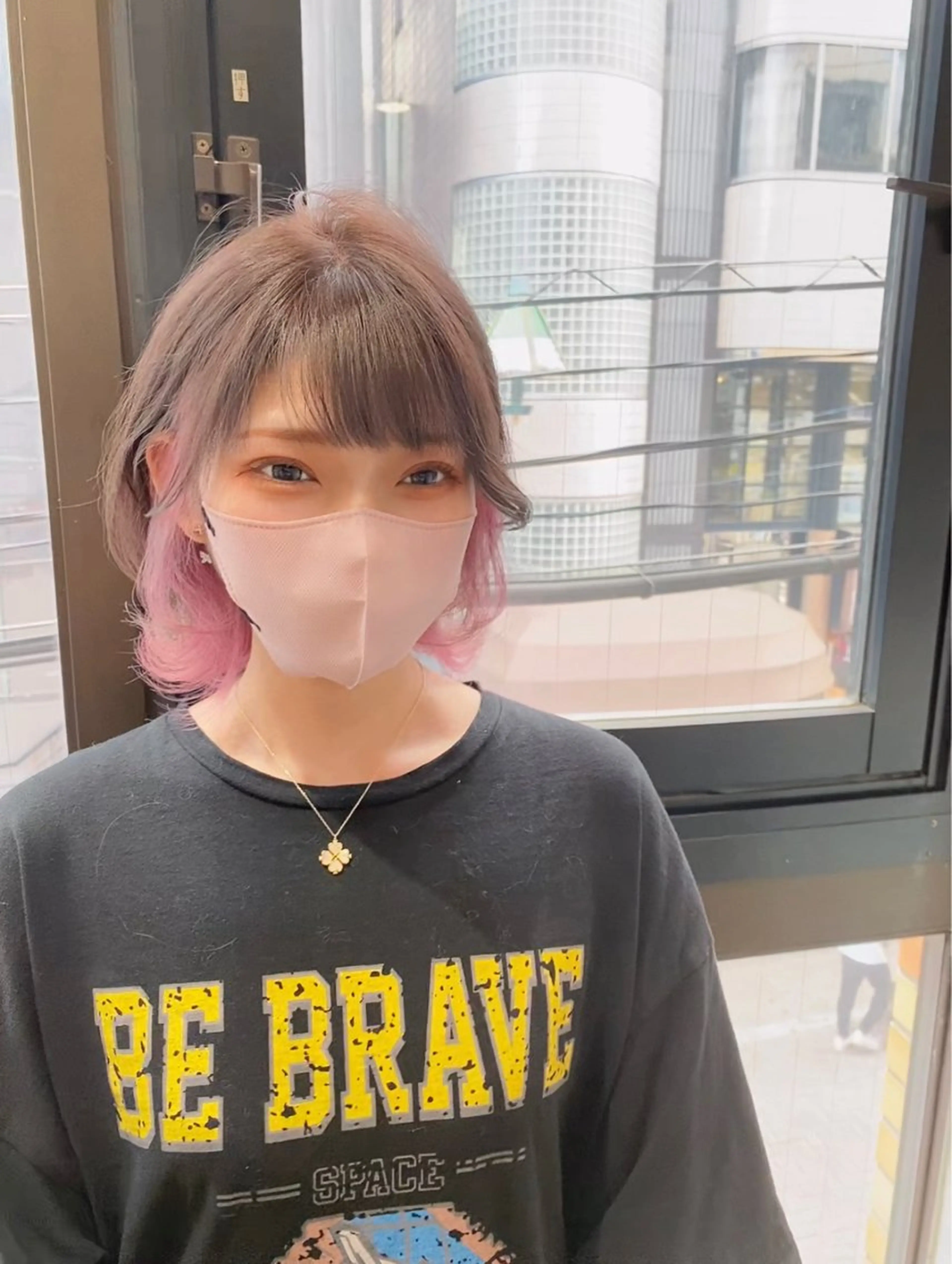 ミディアム ハッシュカット カット ヘアカラー トリートメント GO TODAY シェアサロン 町田店所属・韓国ヘア🇰🇷 スズキのヘアスタイル