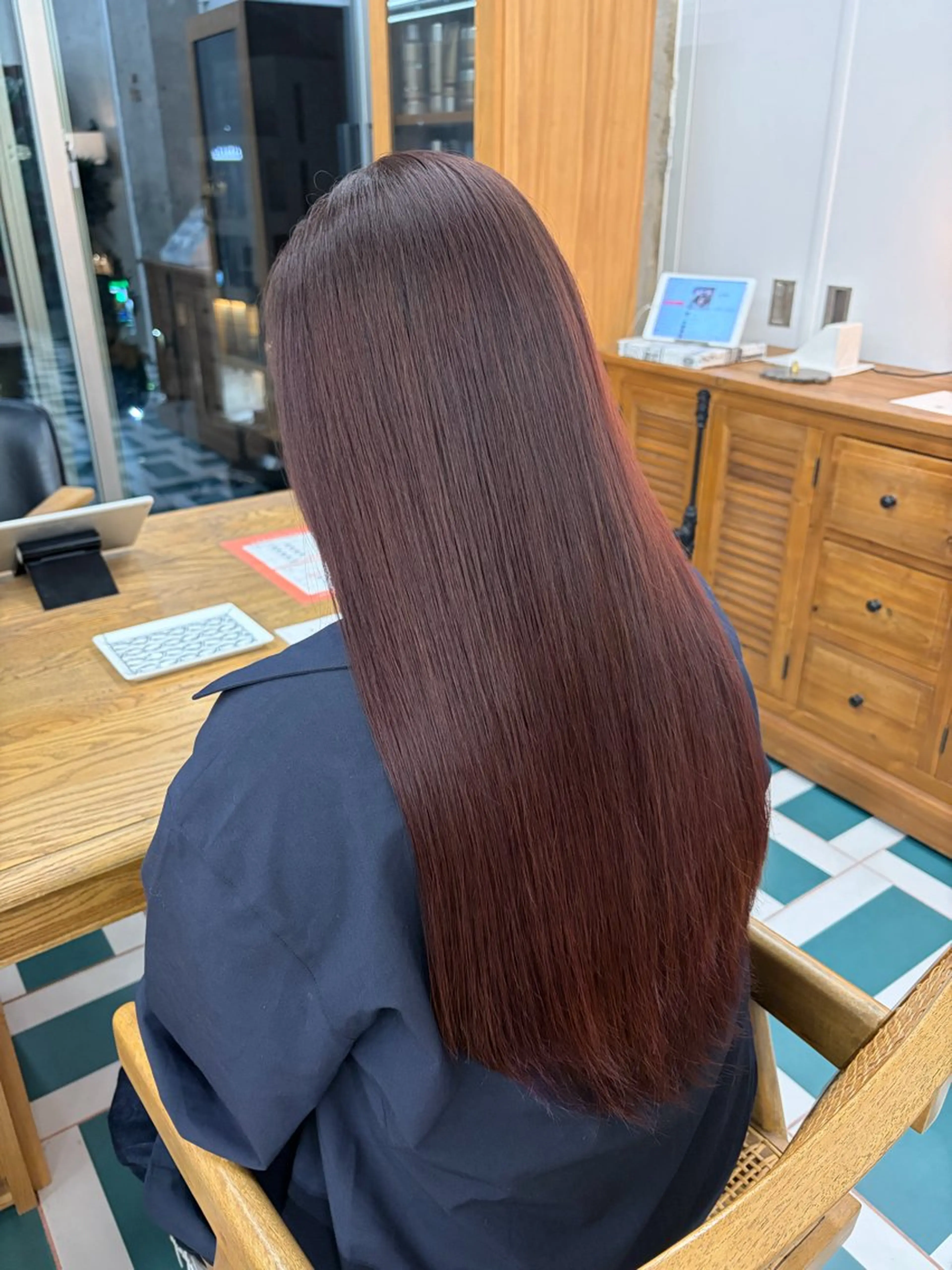 ロング ヘアカラー noe salon所属・田中 絢のヘアスタイル