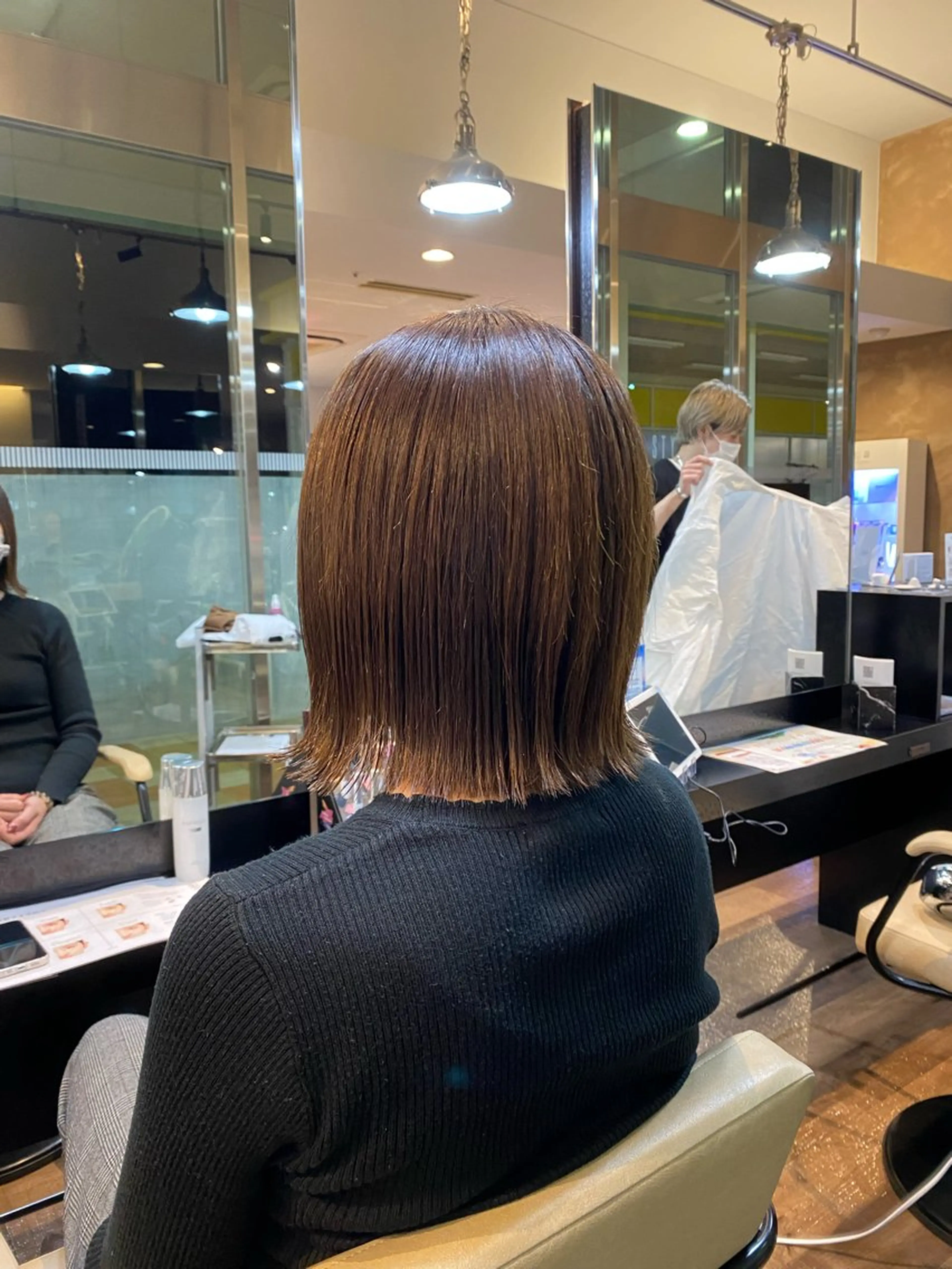 ミディアム 外ハネヘア カット STYLE エキシティ店所属・【似合わせパーマ】 STYLE 杉原　魁のヘアスタイル