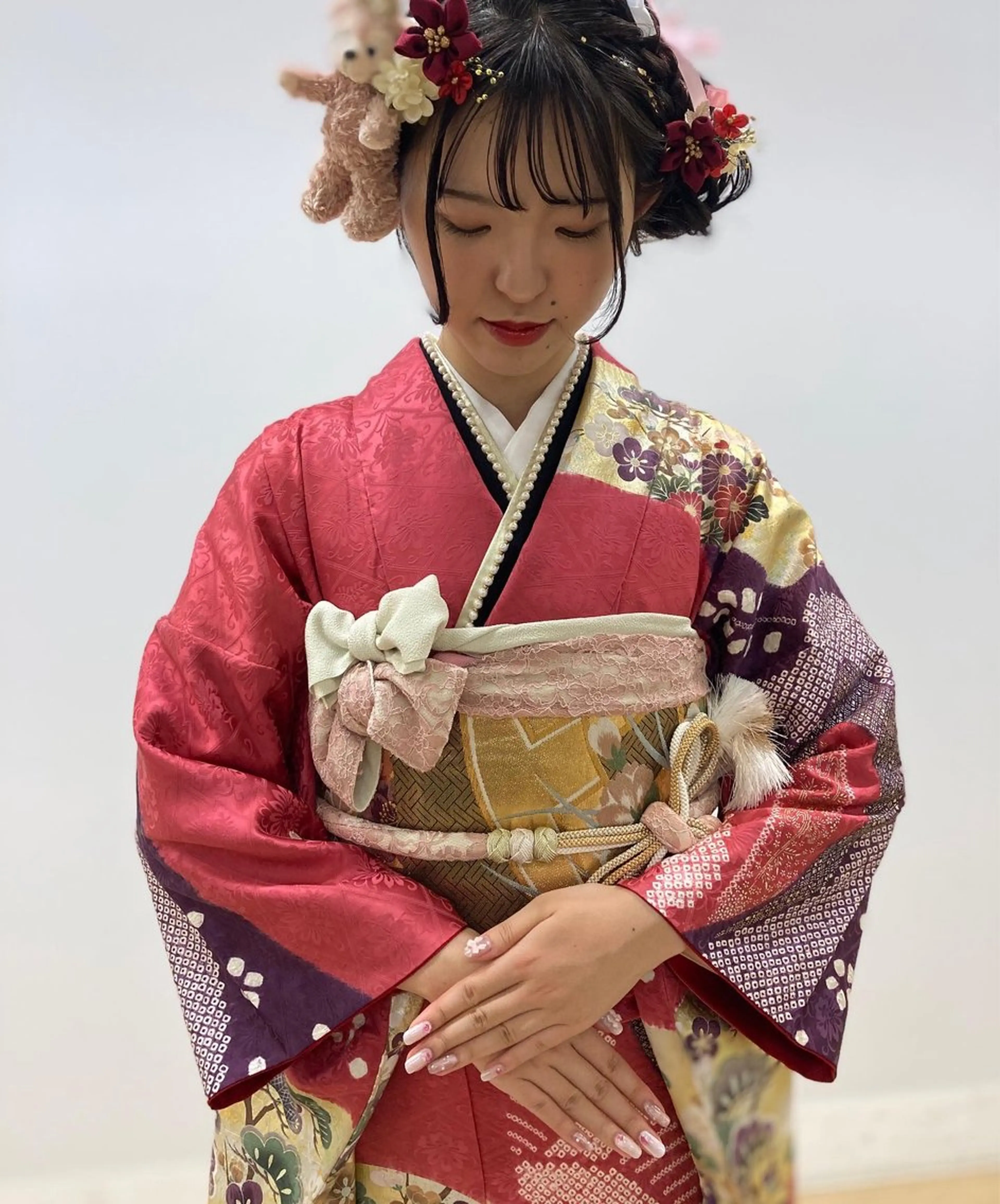 白髪ぼかしハイライト 着付けヘアアレンジのその他イメージ