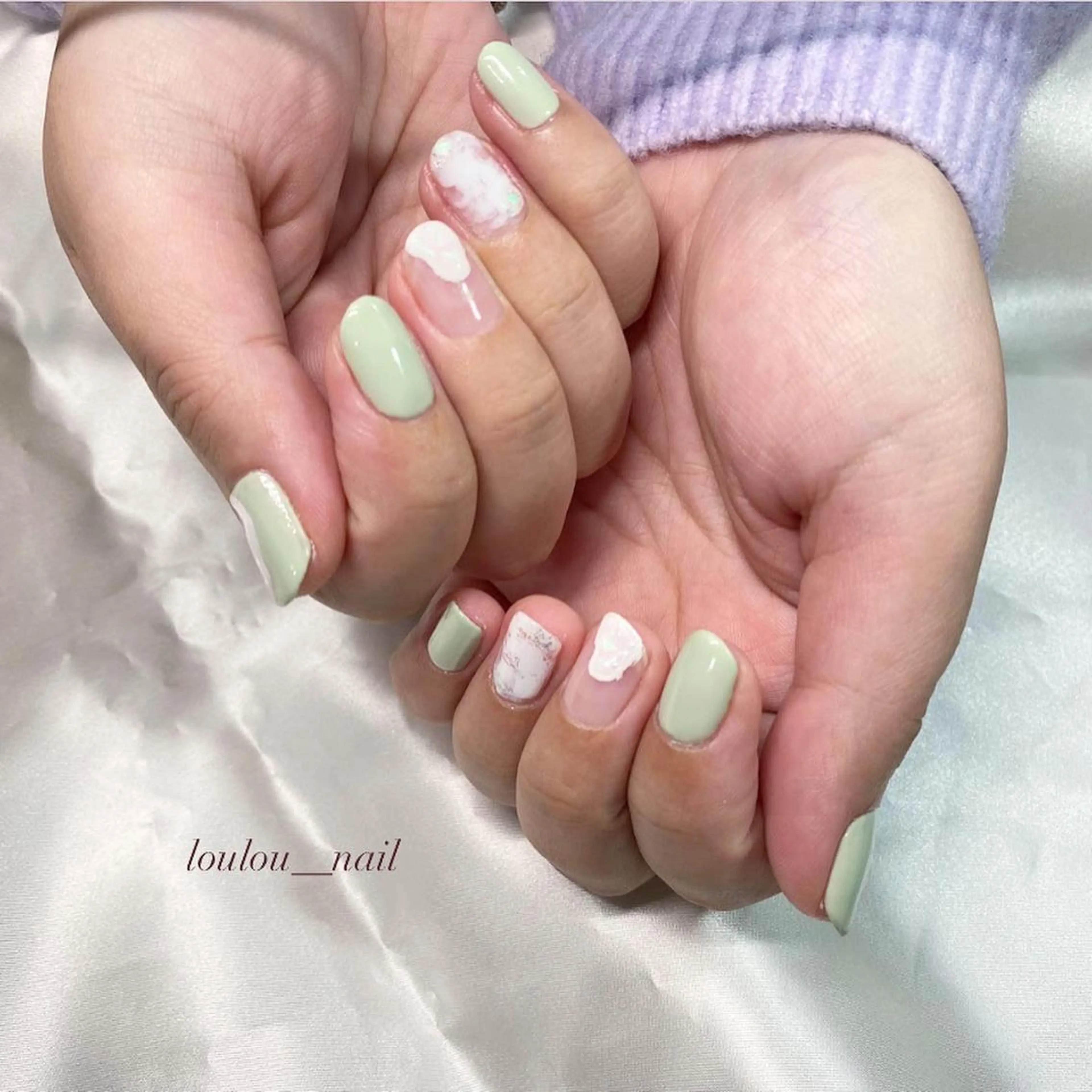 ネイル 持ち込み loulou _nail所属・葛西 知佳のネイルデザイン
