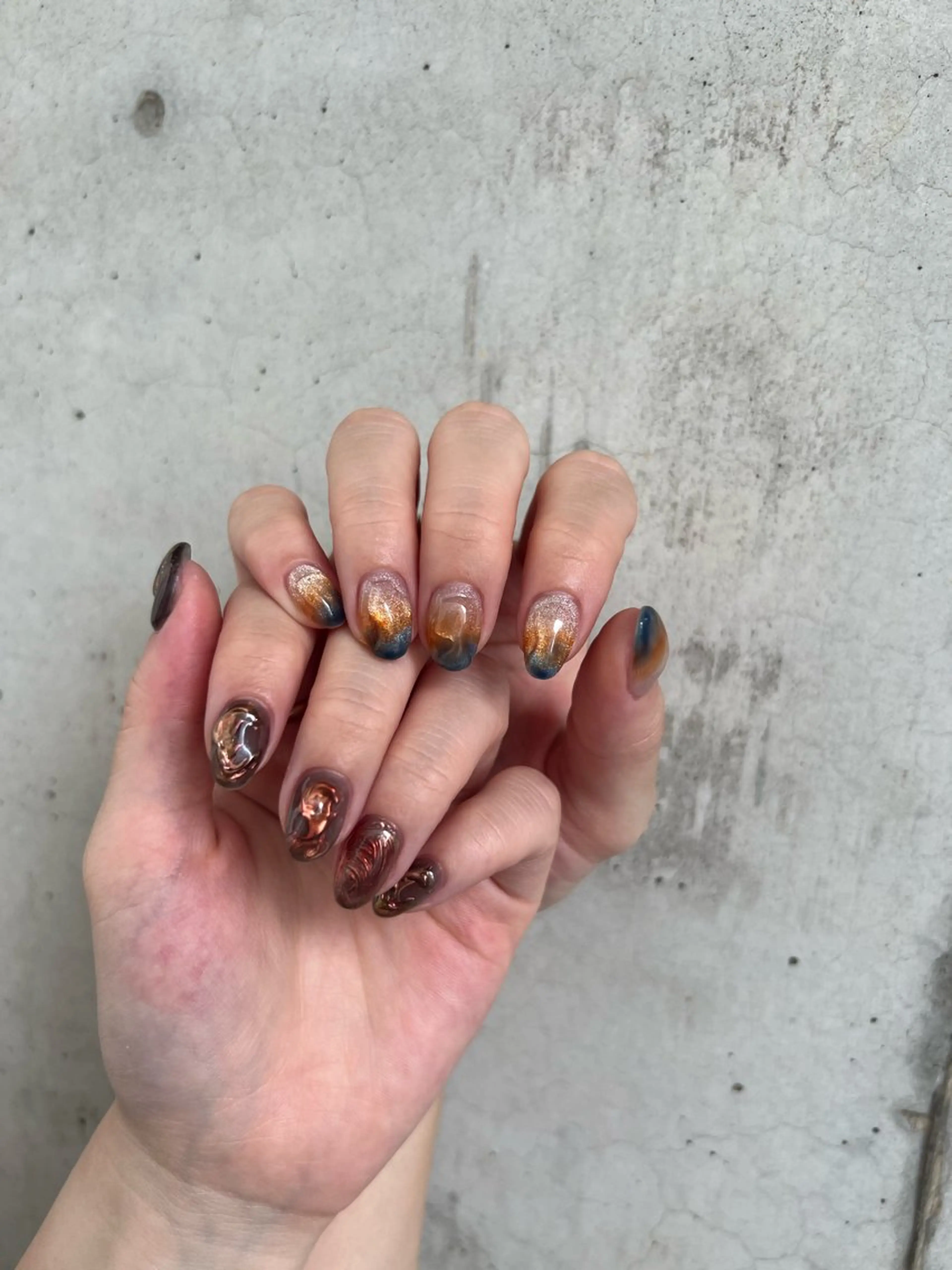 ネイル 持ち込み ニュアンスネイル Charme. NOBUKOのネイルデザイン