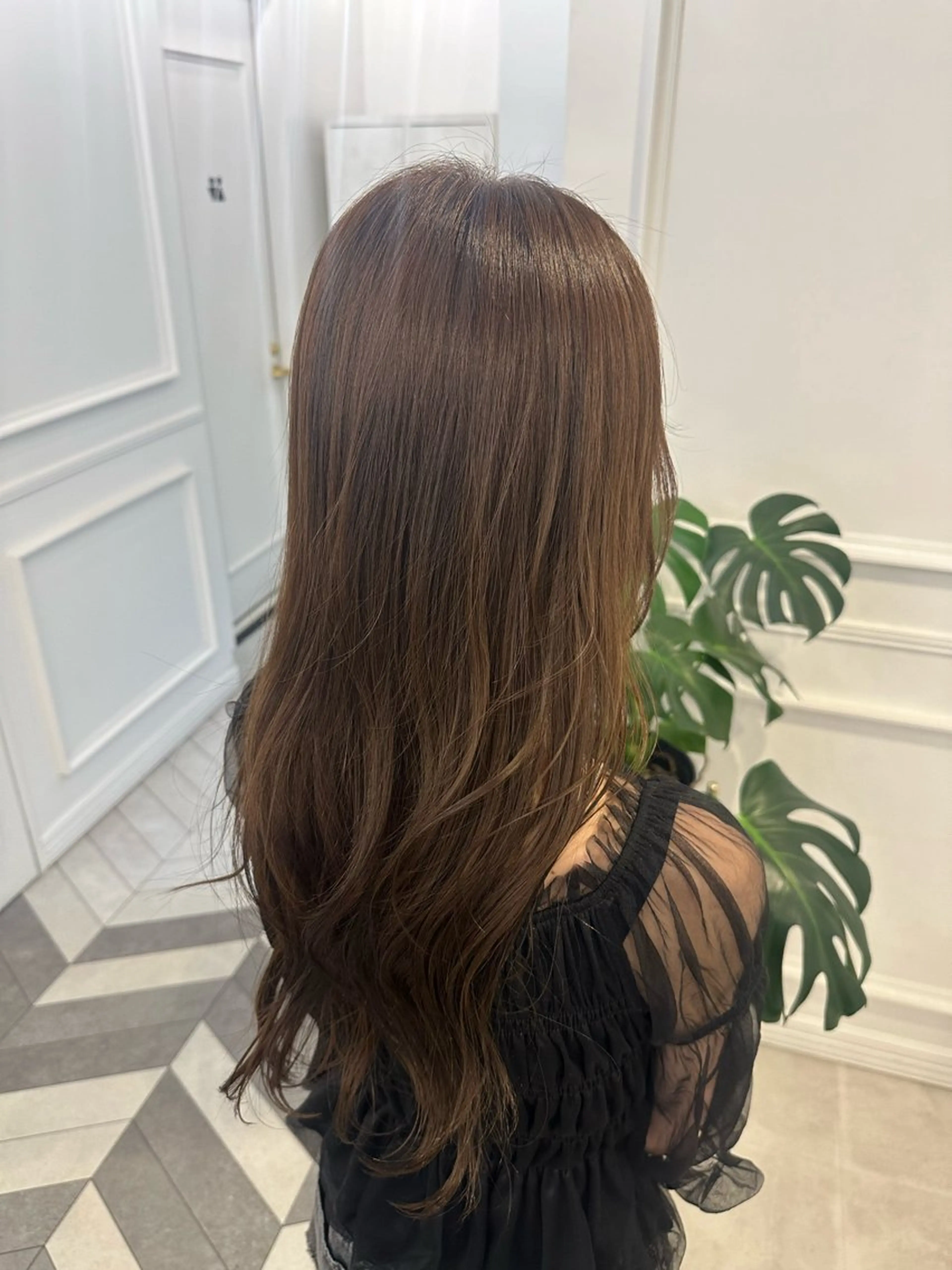 ロング カラー ベージュカラー オリーブベージュ nanami🌼 カットモデル募集中のヘアスタイル