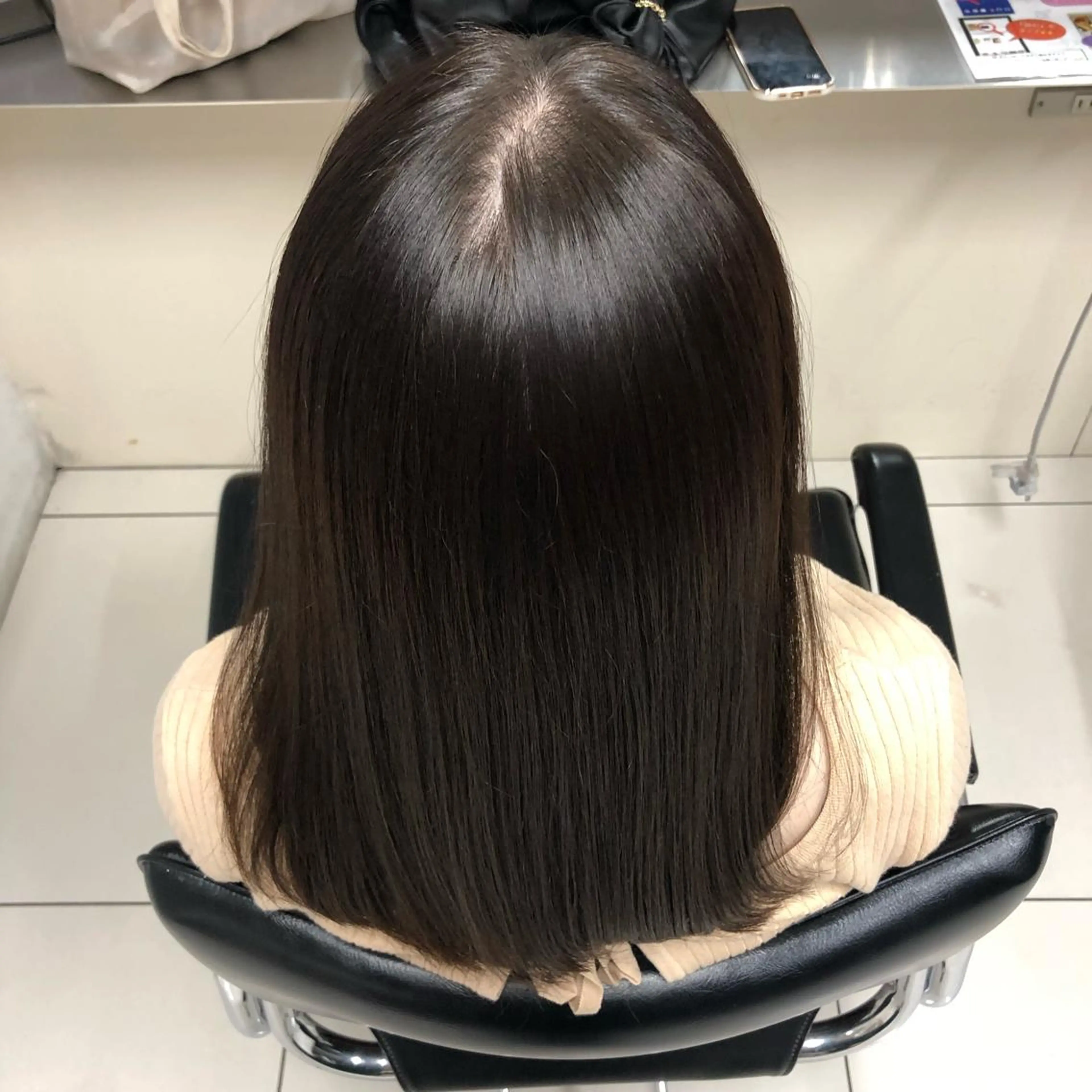 ロング カラー まつ毛/アイブロウ /髪質改善カラーのヘアスタイル