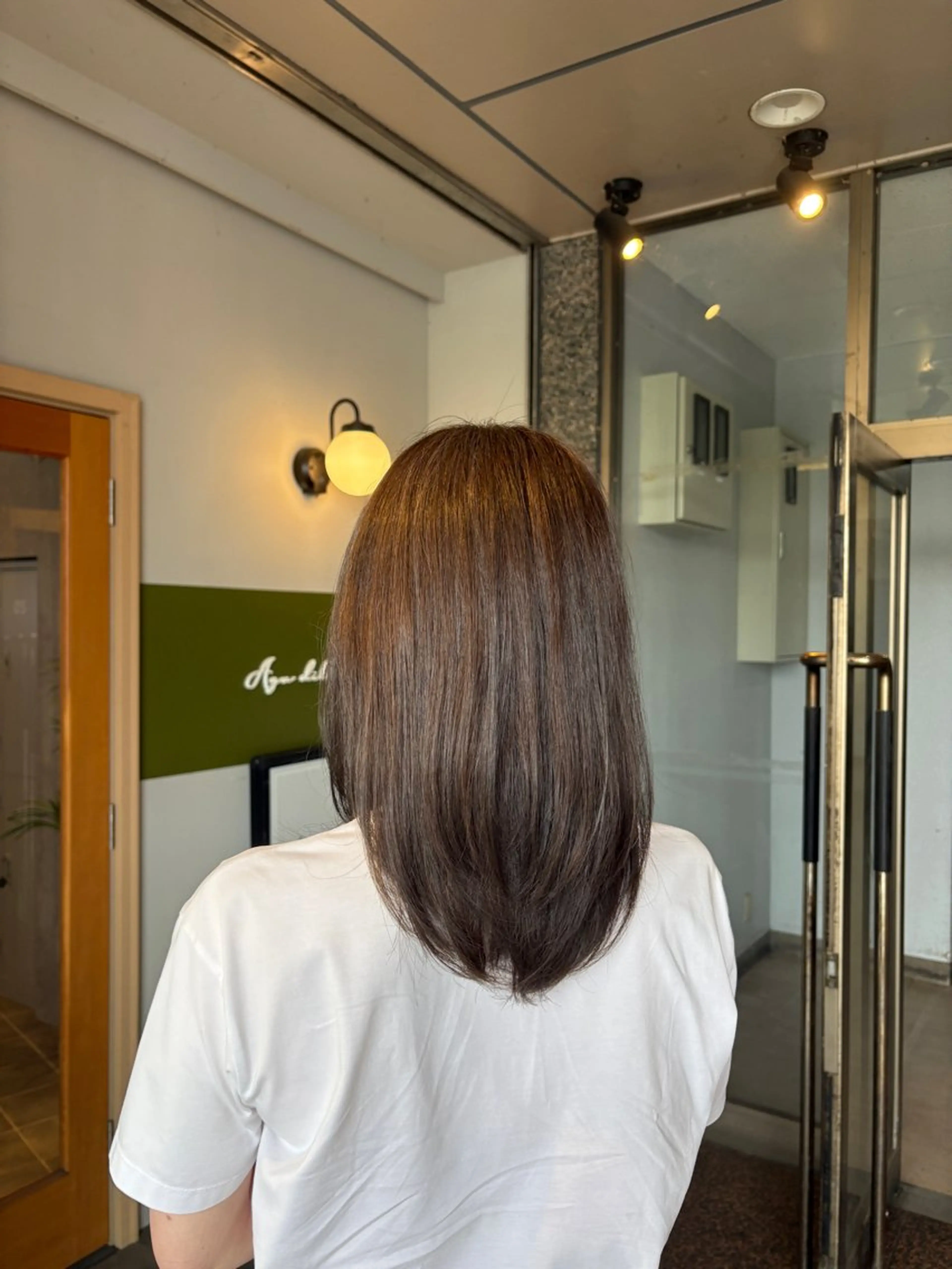 ミディアム カラー カット ヘアカラー トリートメント Akko💋 モデル大募集です！のヘアスタイル