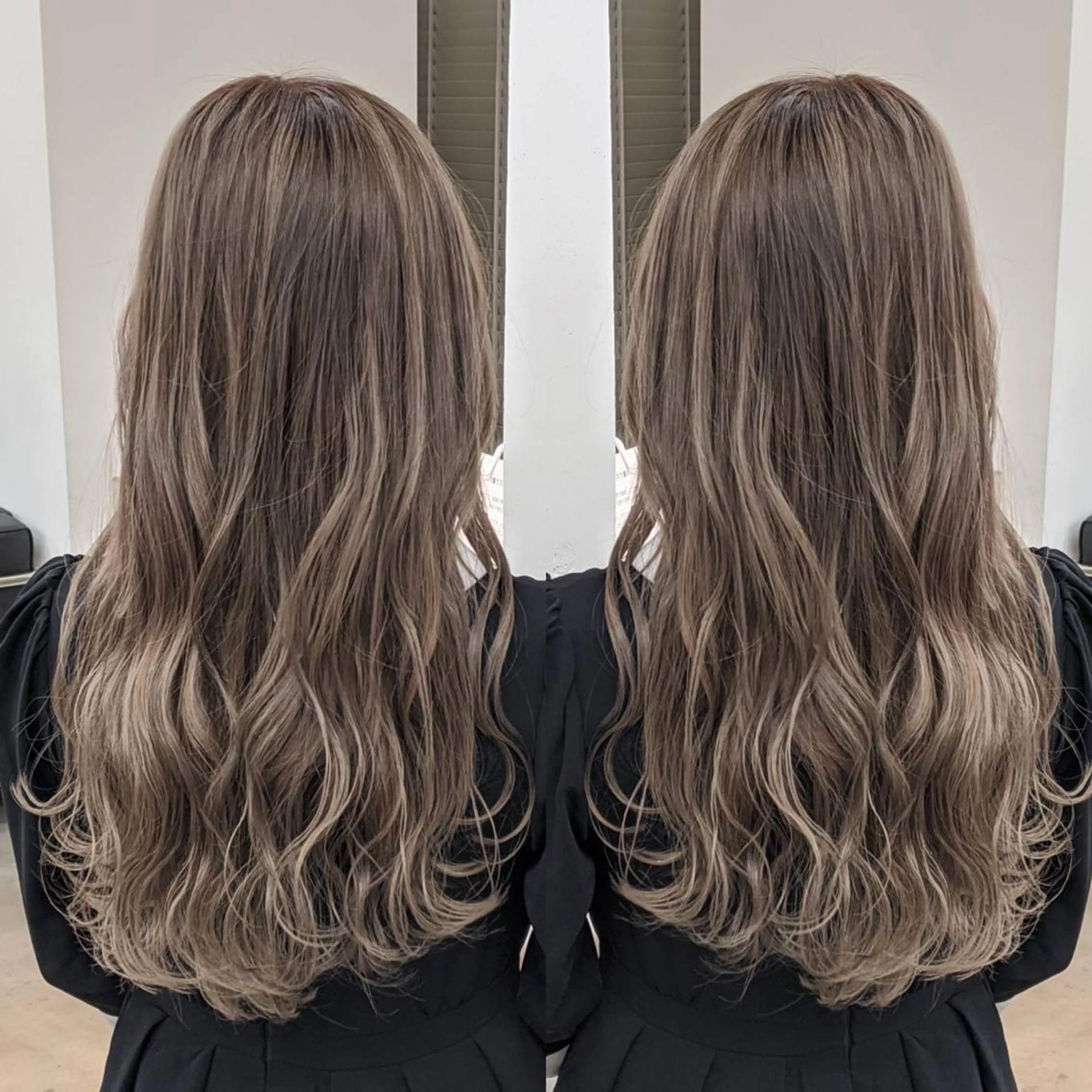 ロング カラー 透明感カラー ハイライトカラー 3Dハイライト ハイライト 38【サーティーエイト】所属・REINA 【デザイナー】のヘアスタイル