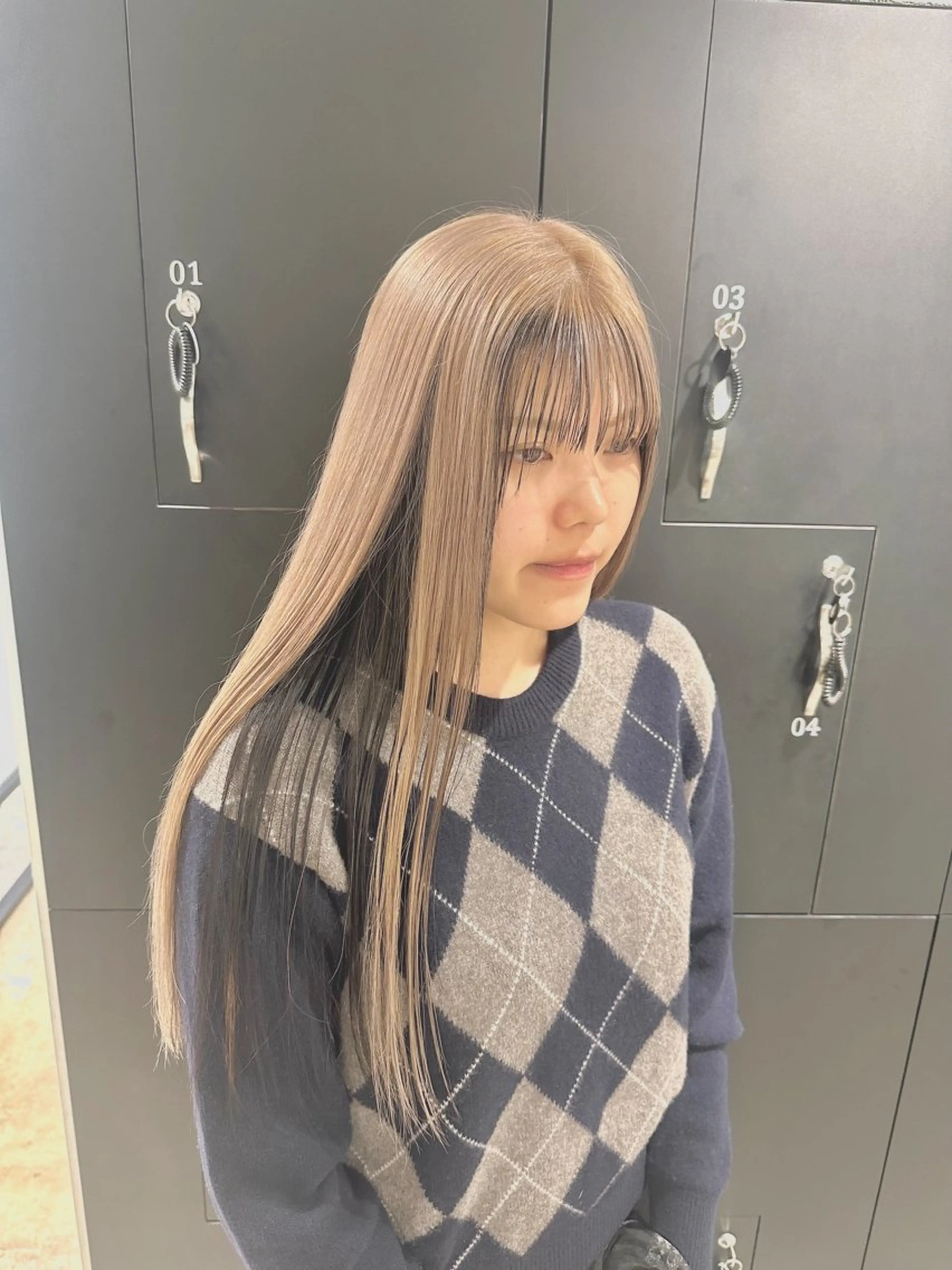 ロング カラー ハイトーン･髪質改善 MIOKAのヘアスタイル