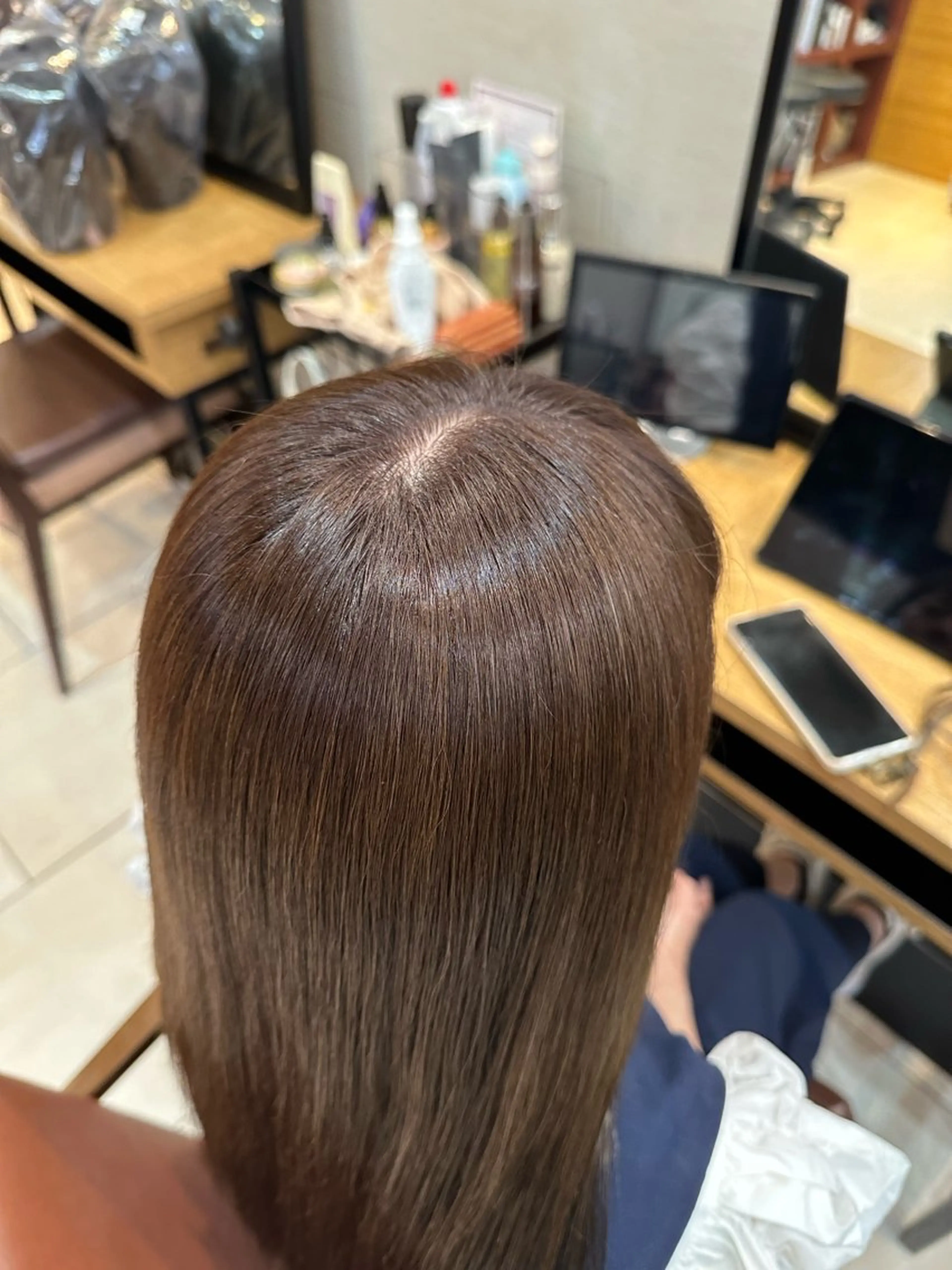 カラー 透明感カラー メンズカット/ フェザーパーマ/げんのヘアスタイル