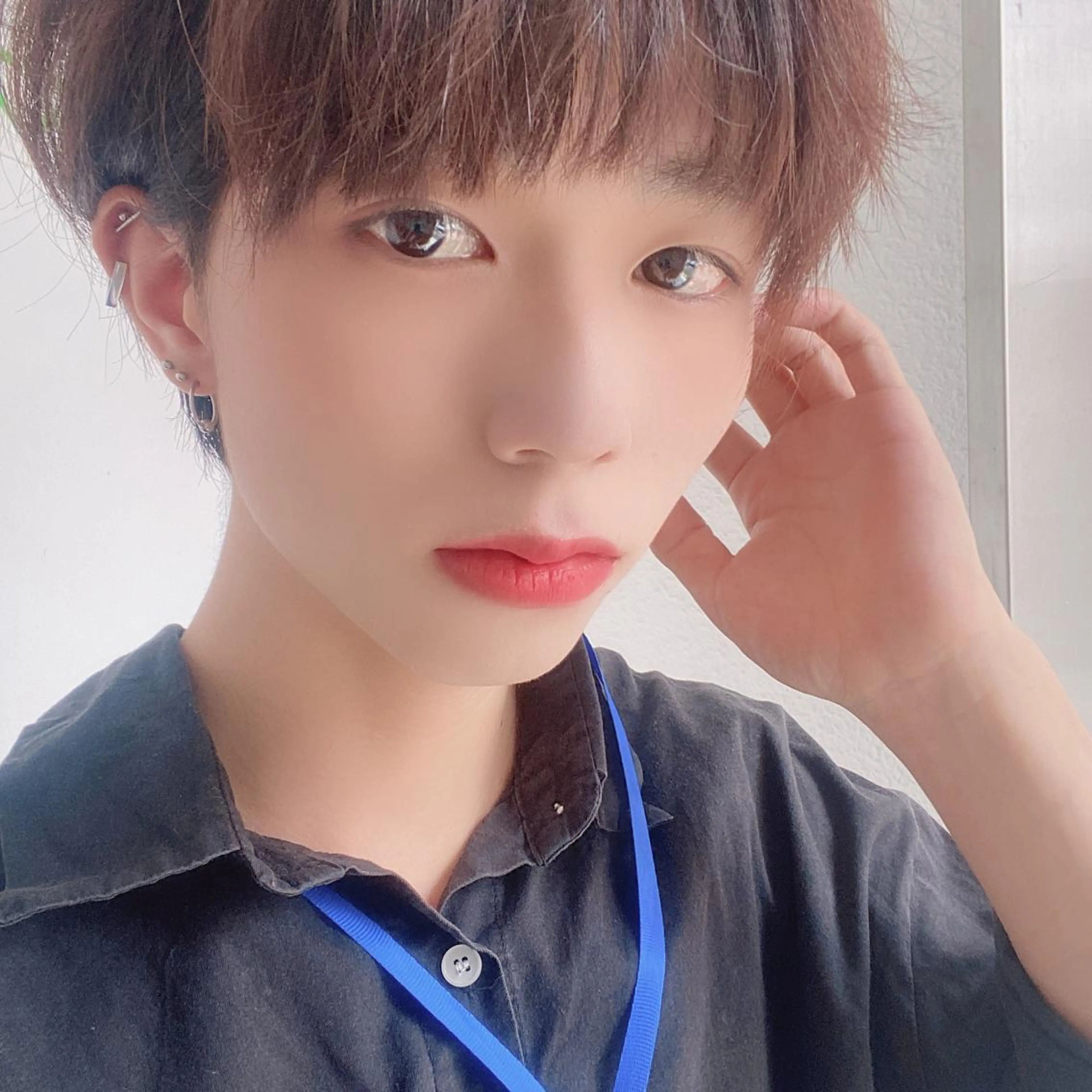 ミディアム カラー メンズ トリートメント 中江 柊のヘアスタイル