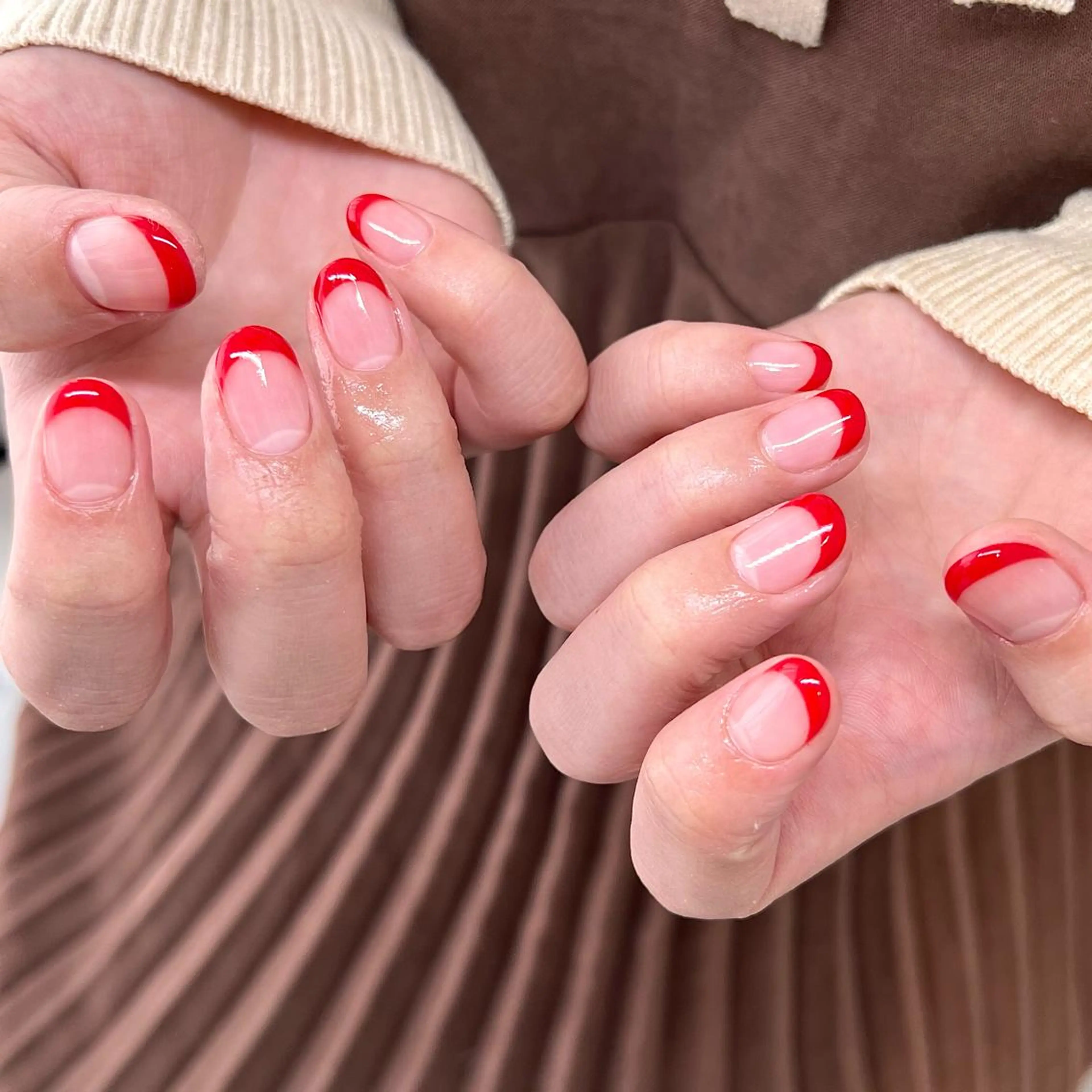 ショート ネイル マツエク・マツパ ハンドネイル REVIA_nail maiのネイルデザイン
