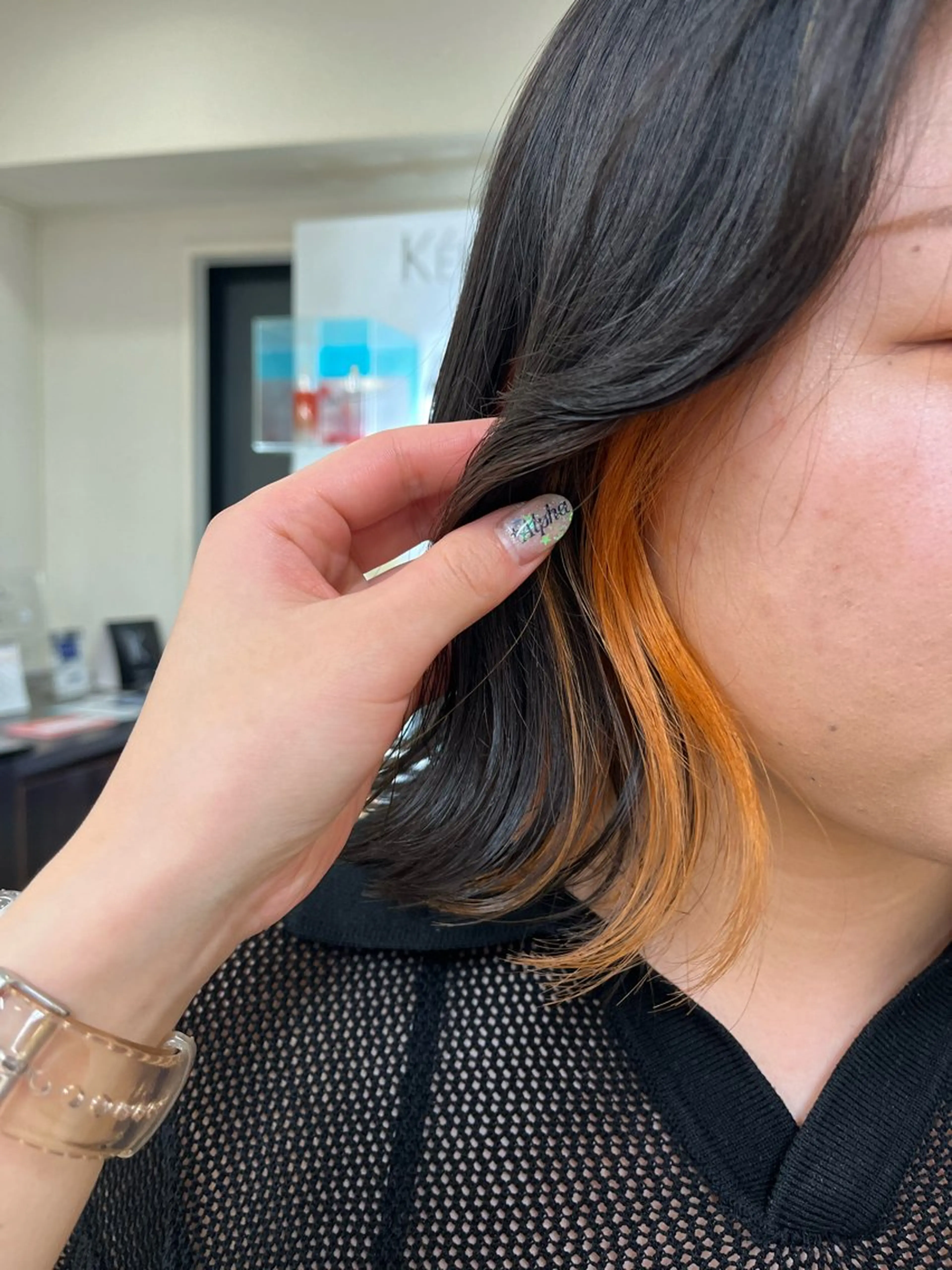 ミディアム カット ヘアカラー 松本平太郎美容室大宮店所属・こぐれ みあんのヘアスタイル