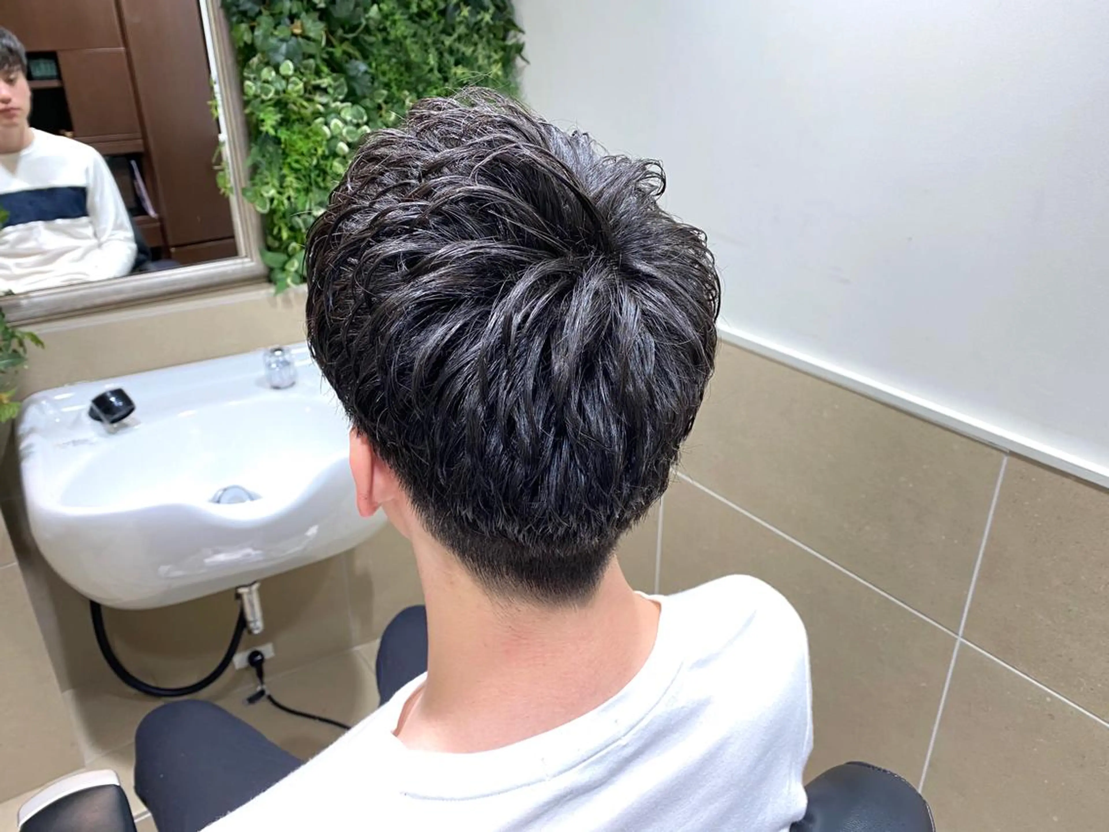 ミディアム メンズ HIRO GINZA 池袋東口店所属・林田 龍明のヘアスタイル