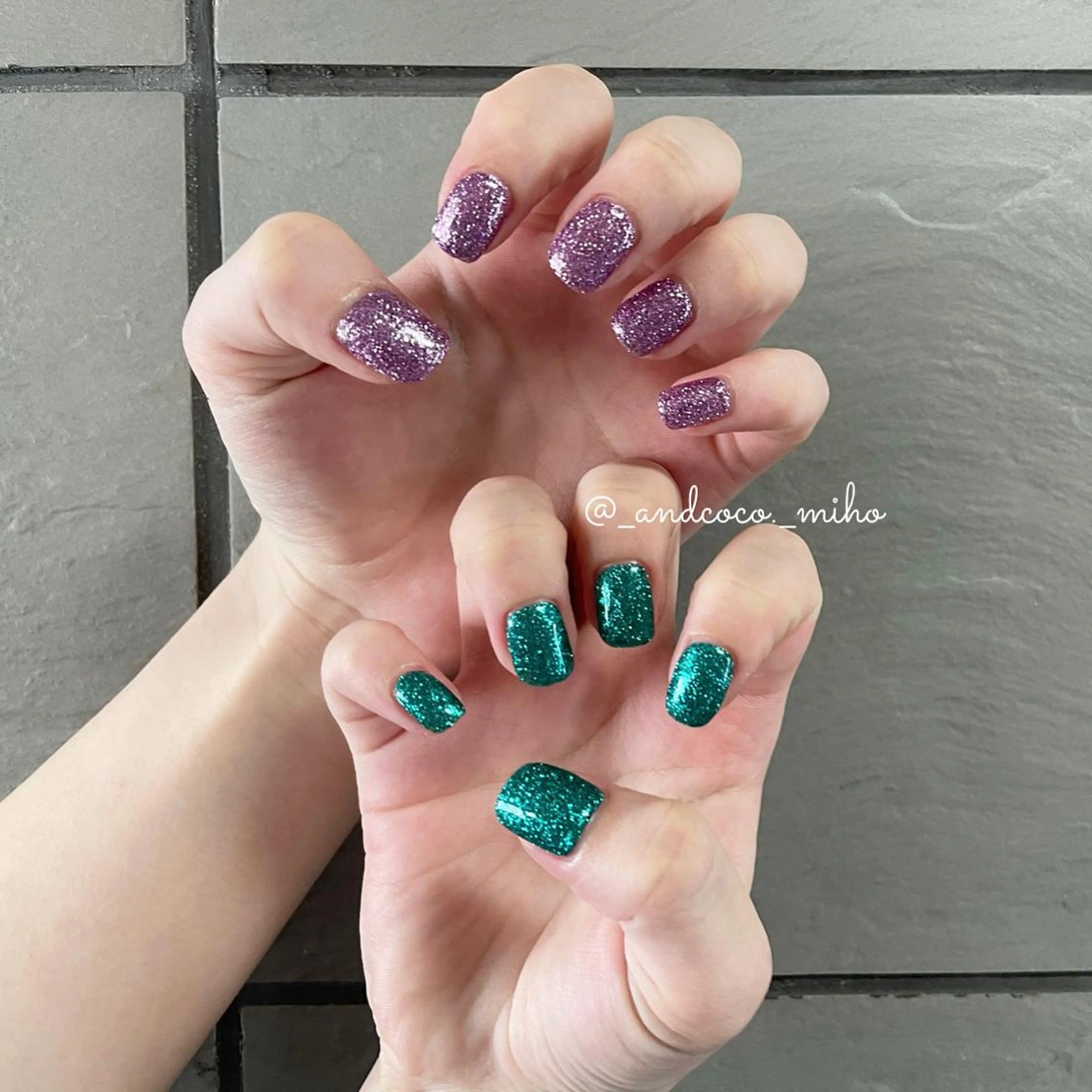 ネイル ハンドネイル And  & coco. eyelash & nail所属・Nailist〻 mihoのネイルデザイン