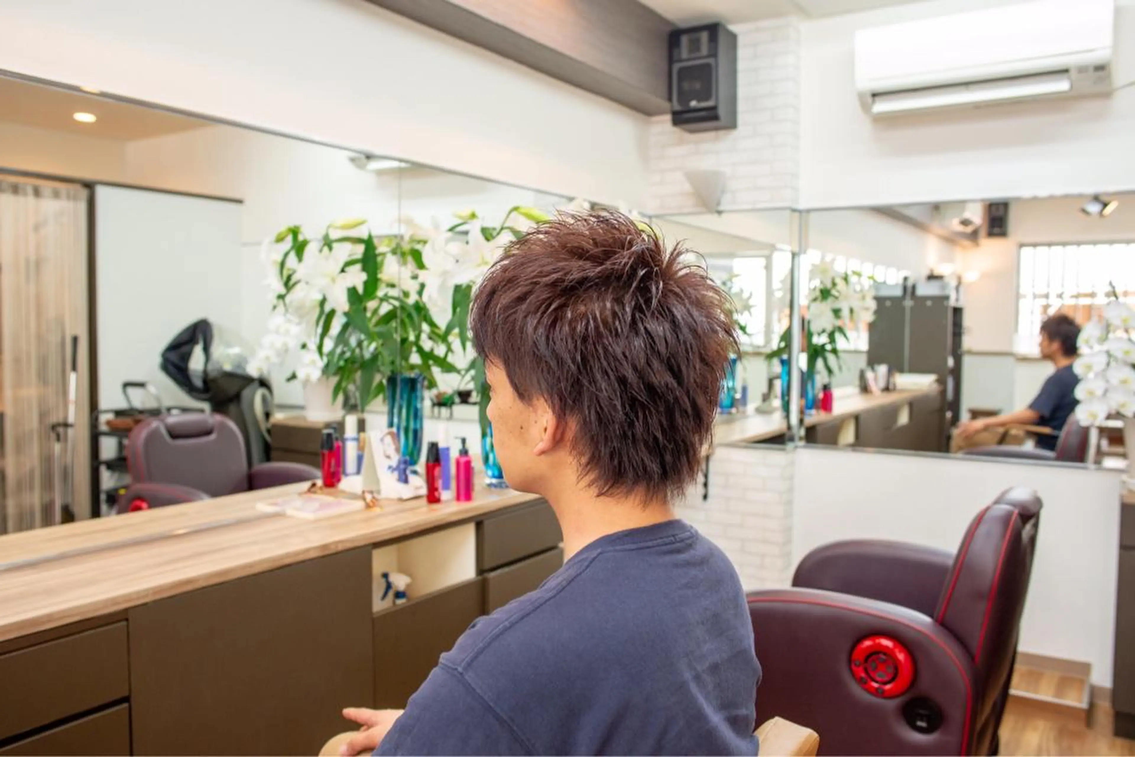 カラー メンズ ツーブロック アッシュ ブラウンカラー カット ヘアカラー トリートメント 【H.GENTIL】 TERUのその他イメージ