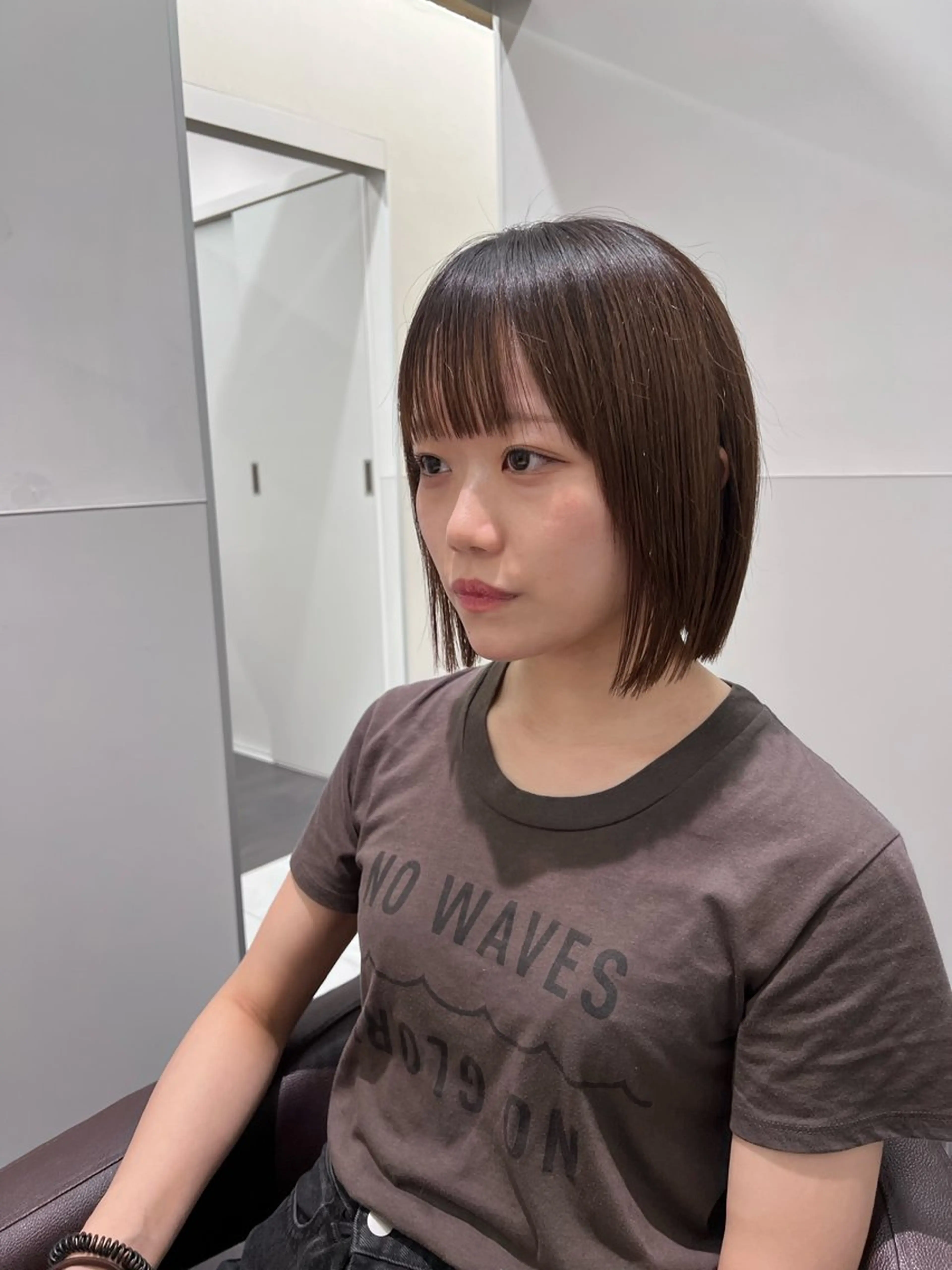 ショート カラー カット トリートメント 原宿ボブ・髪質改善 輝来のヘアスタイル