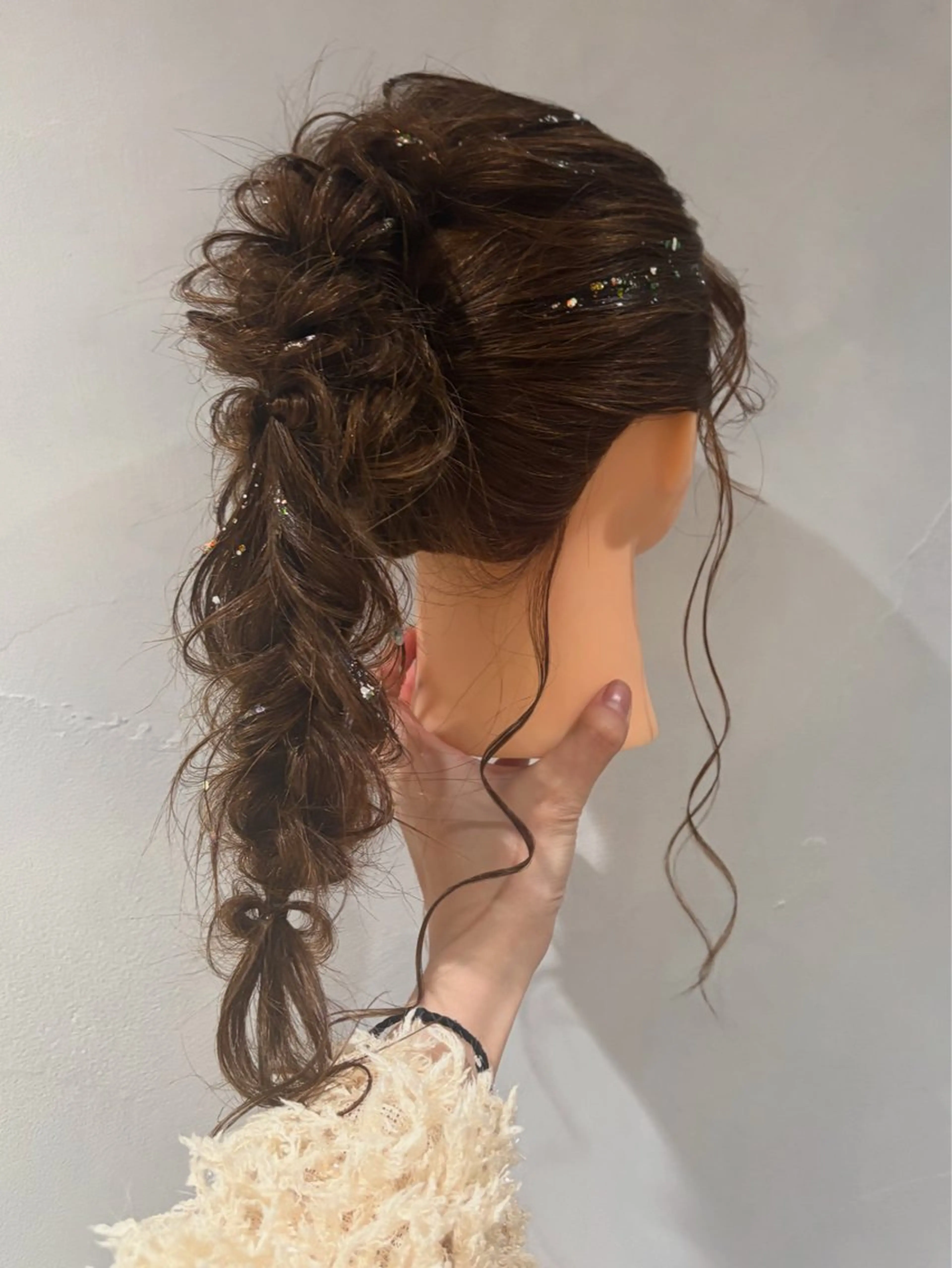 ヘアアレンジ 愛されヘア🌙♩.• 透明感カラー/こはるのヘアスタイル