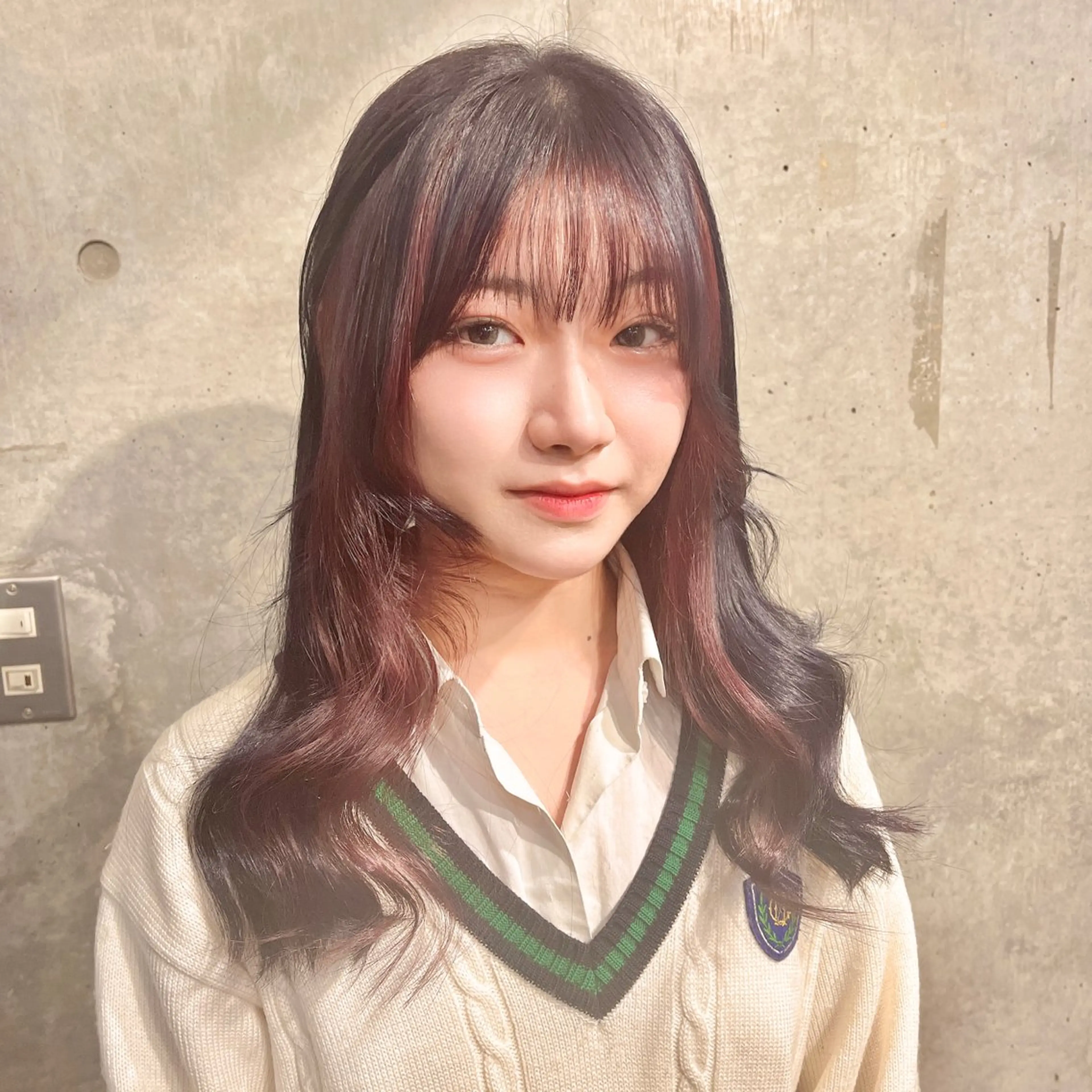 ロング カラー ブリーチ ケアブリーチ 透明感カラー イヤリングカラー ハイトーンカラー ヘアカラー 藤澤 夏実/インナーカラーのヘアスタイル