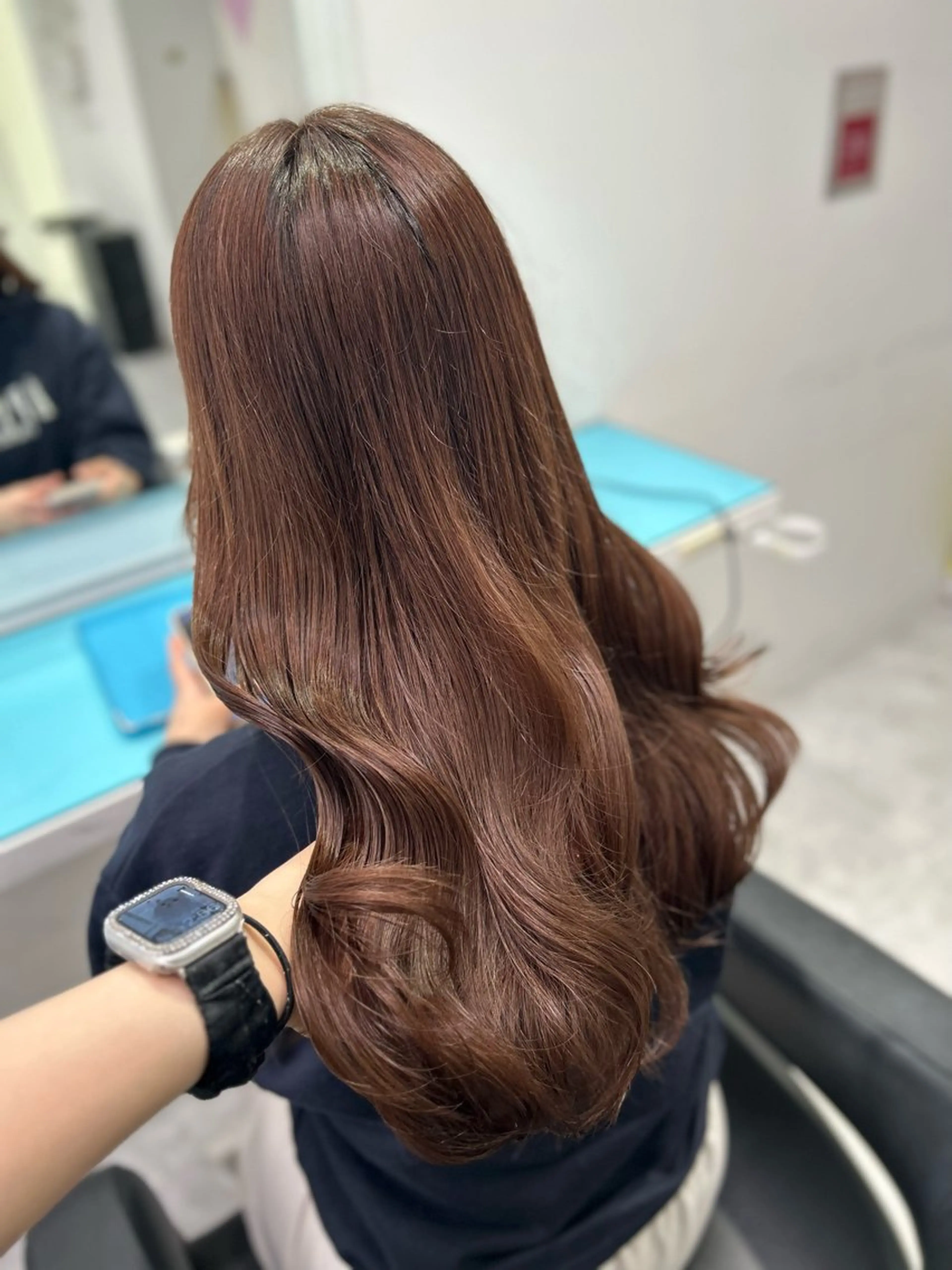 ロング ヘアカラー トリートメント Miwa🤍ダメージ レスカラー特化🦢のヘアスタイル