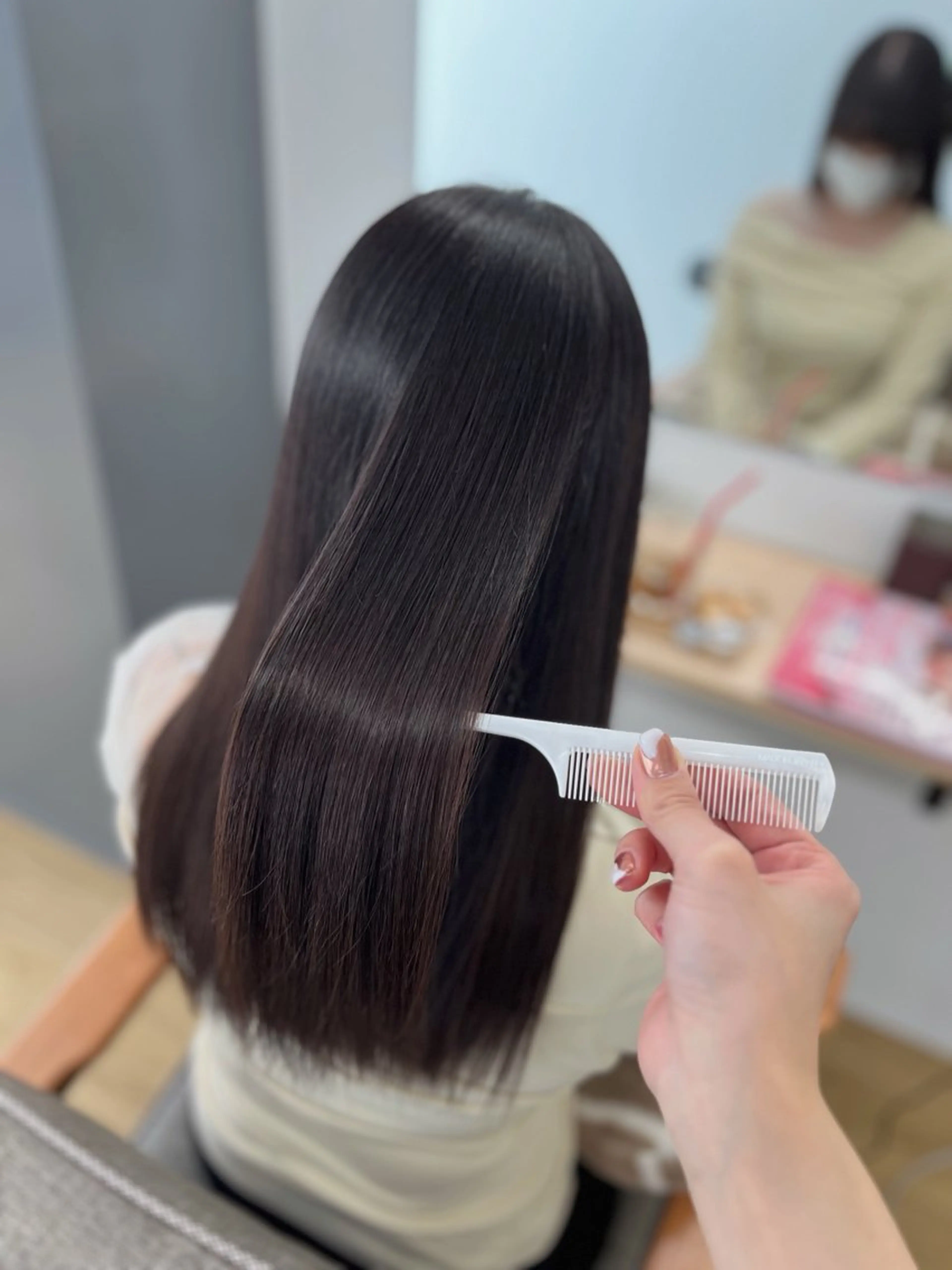セミロング カラー ブラウンカラー ラベンダーカラー ラベンダーブラウン Rosso Hair&SPA 仙台店所属・仙台/髪質改善/艶髪 🫧ｼｽﾞｸのヘアスタイル