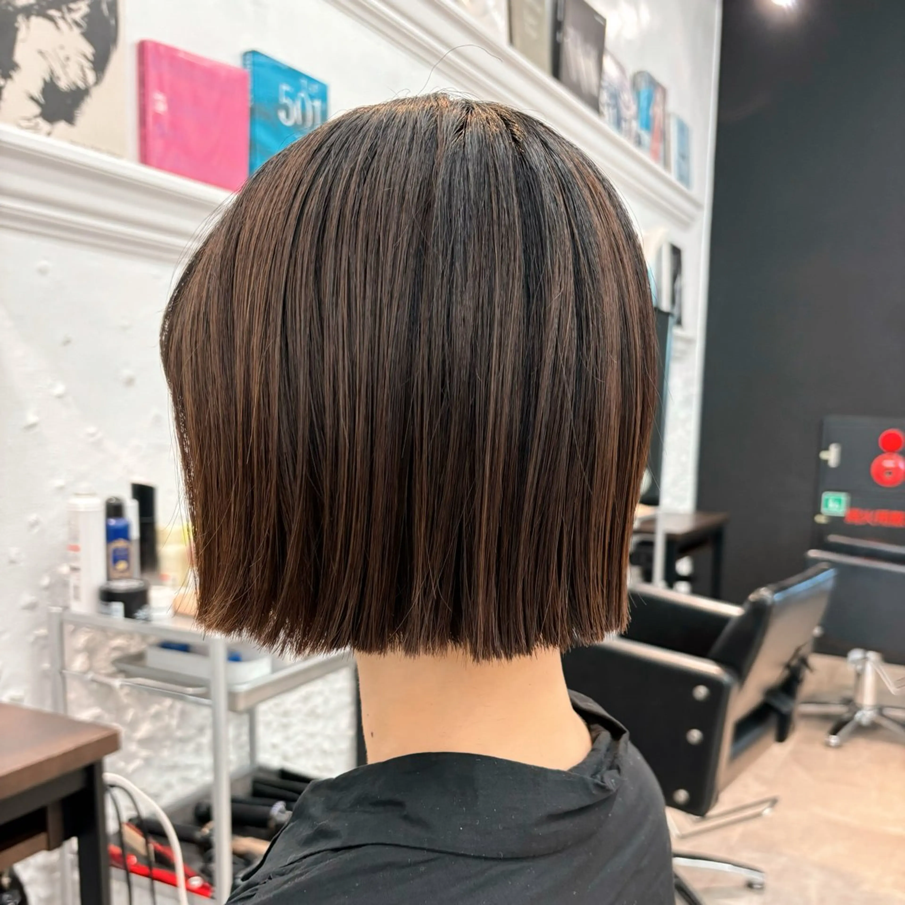 ショート カラー ヘアアレンジ ボブ 🌱ボブ/レイヤー/ ベージュ/あやみ✨のヘアスタイル