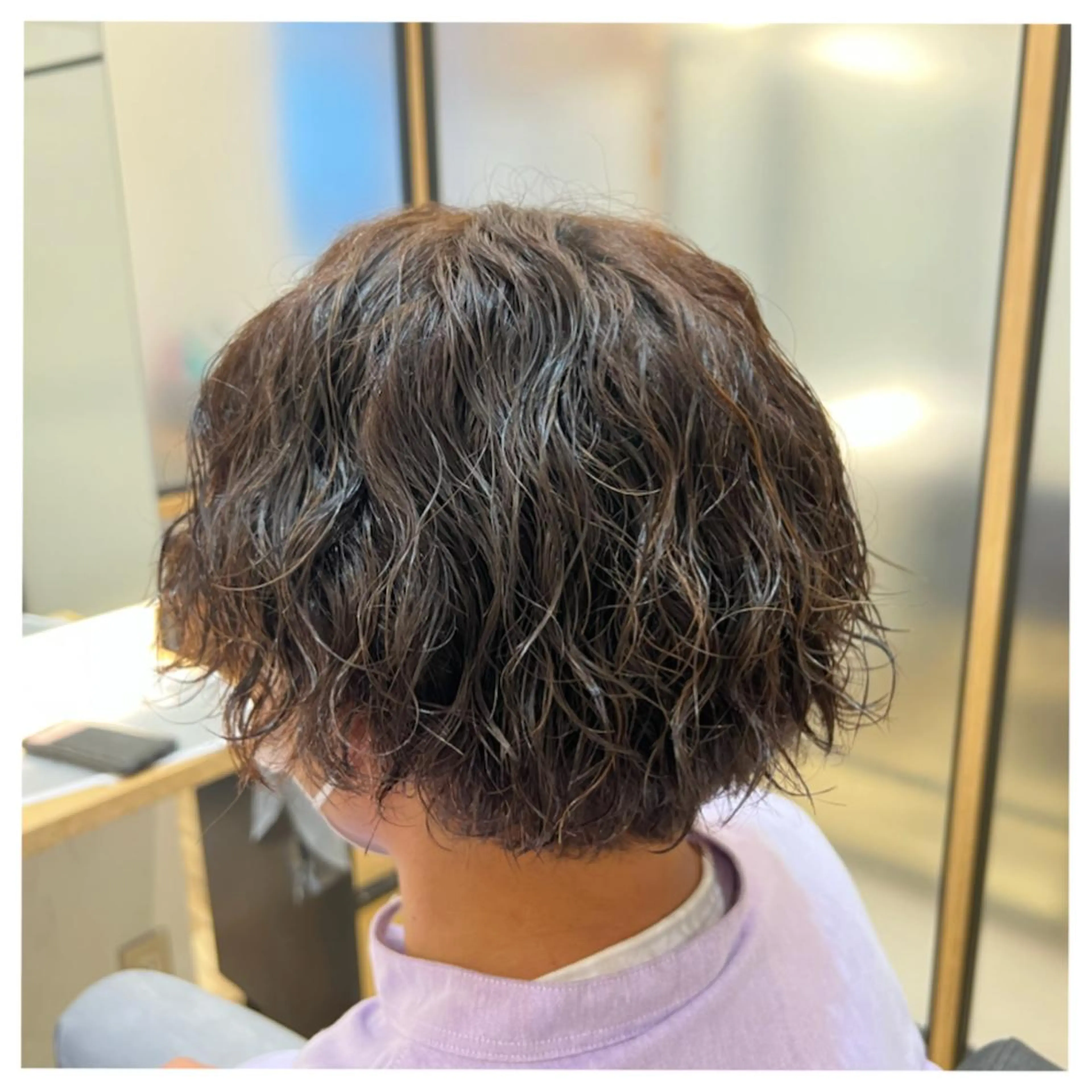 ショート パーマ メンズ メンズパーマ ツイストスパイラルパーマ スパイラルパーマ カット パーマ まちだ ひとみのヘアスタイル