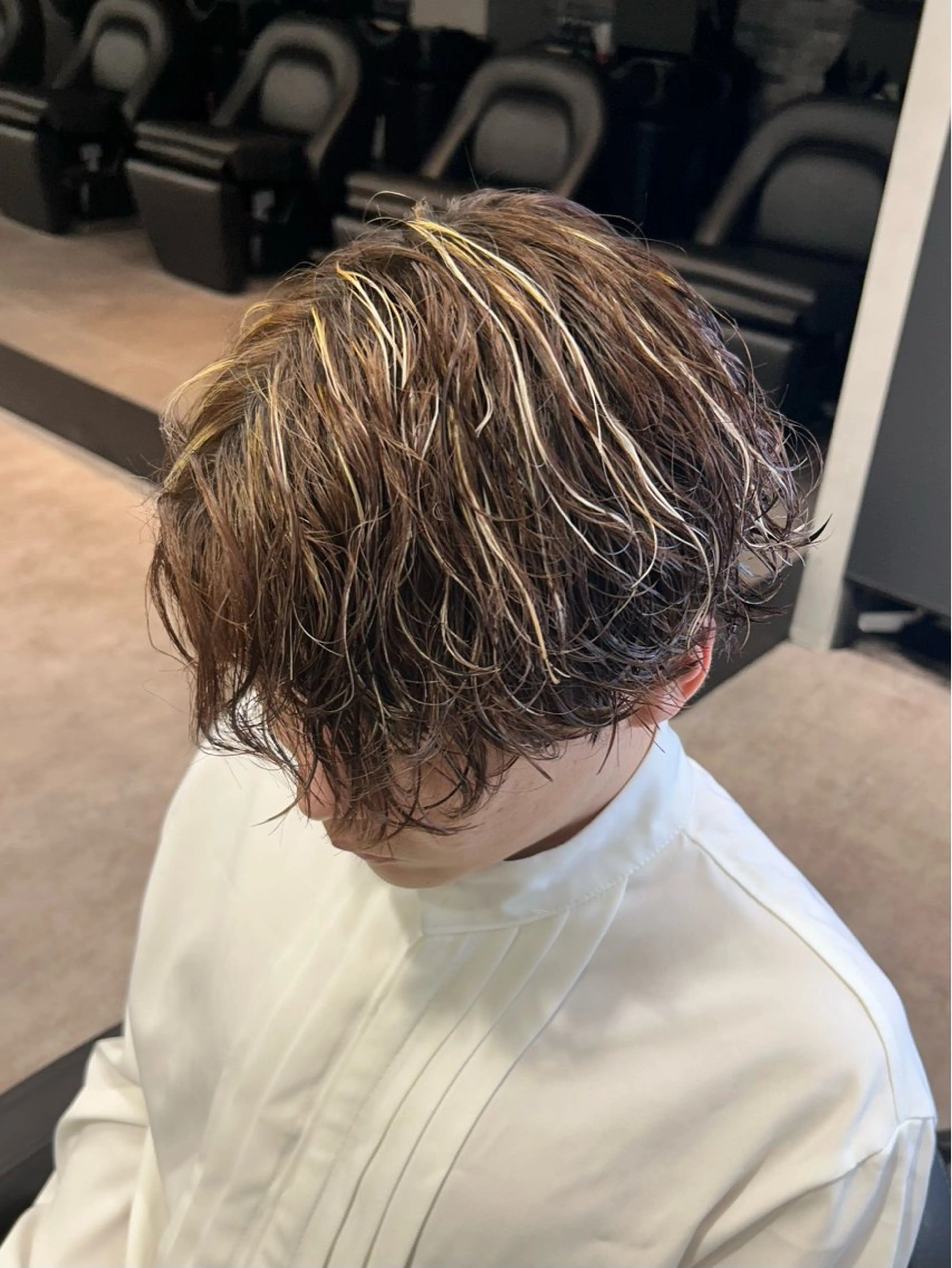 ショート カラー メンズ 外国人風カラー職人 レオのヘアスタイル