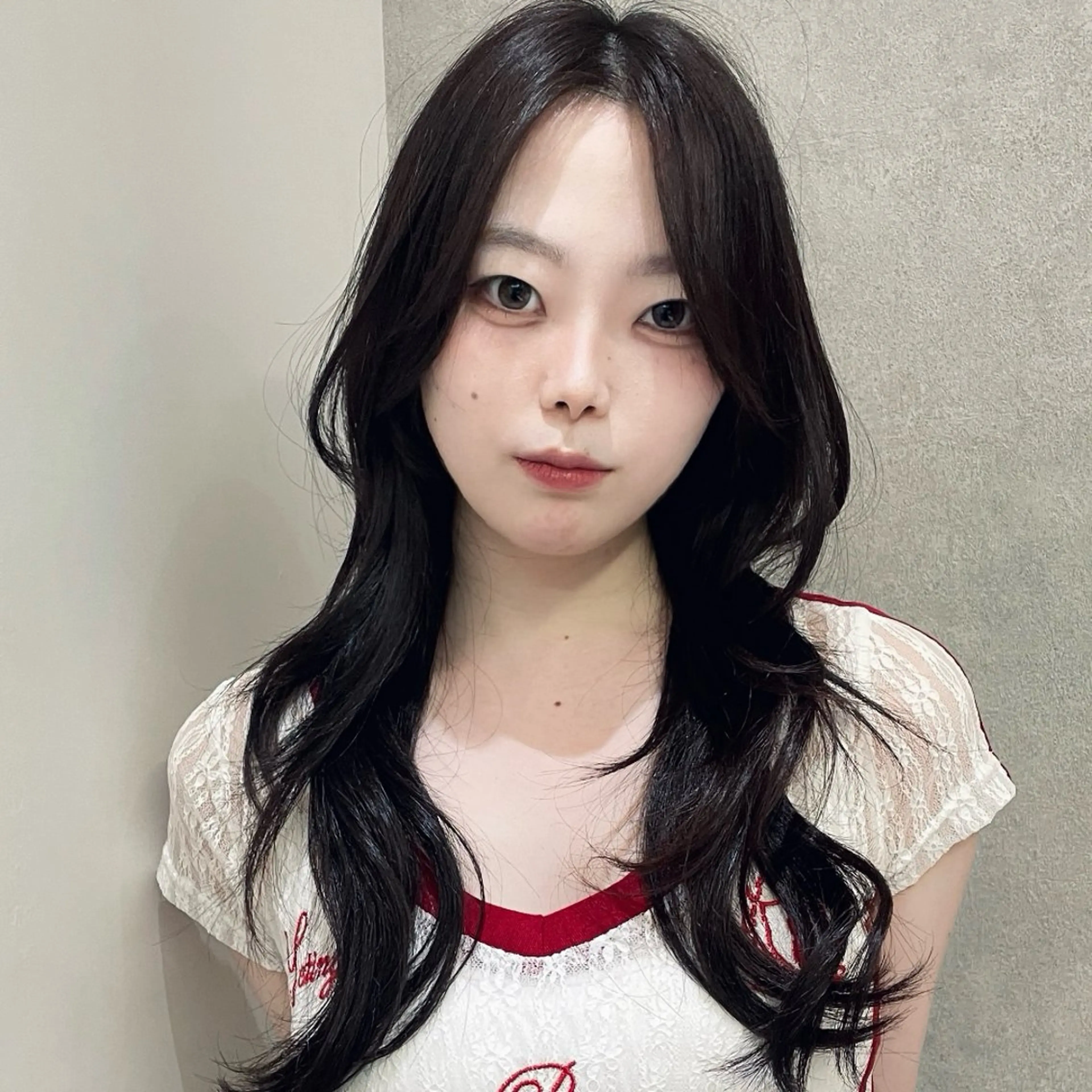 ロング カット ヘアカラー トリートメント ヘッドスパ ヘアセット ハッシュカット🖤 レイヤー/透けカラーのヘアスタイル