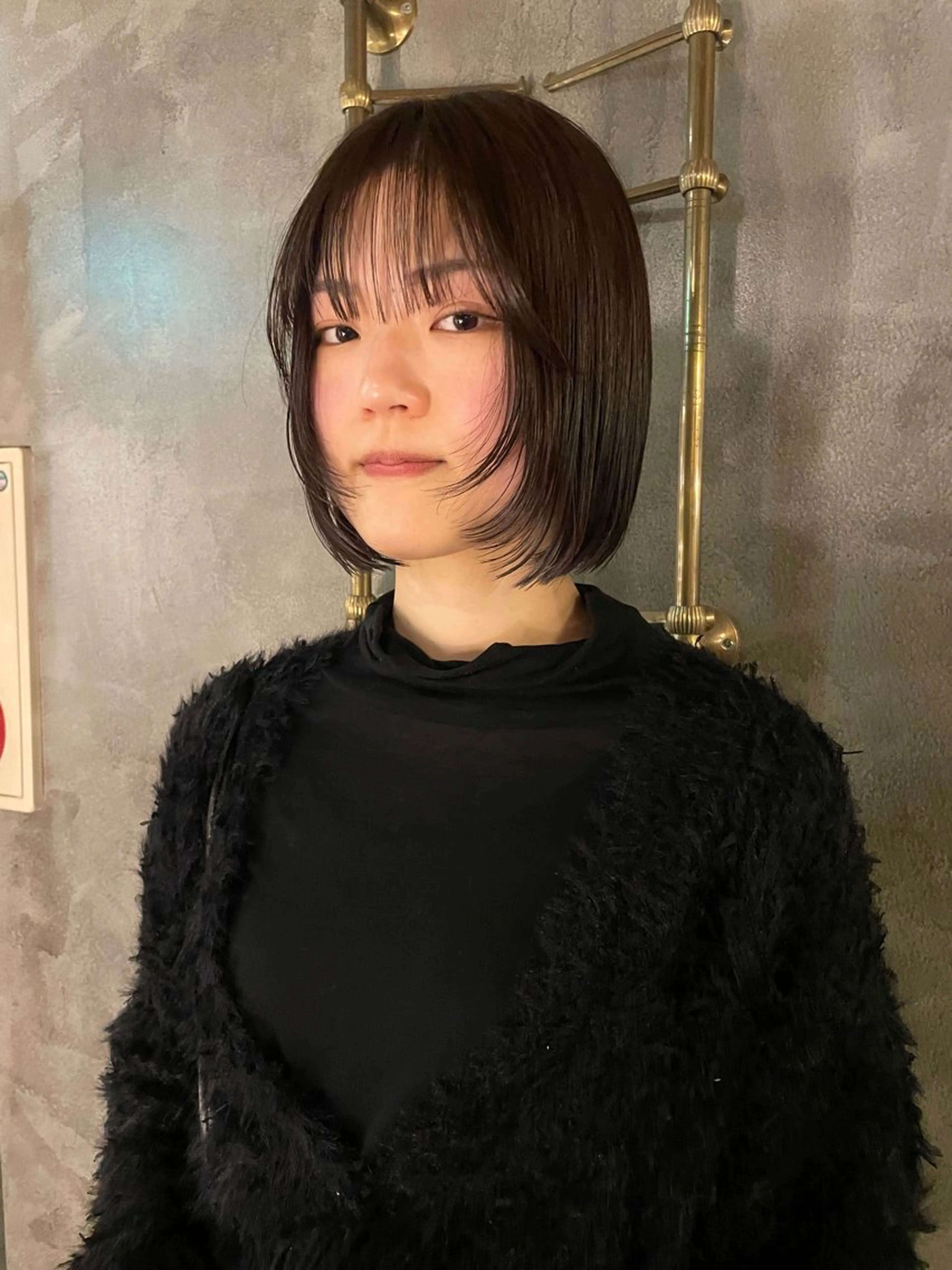 ショート カラー パーマ ヘアアレンジ レイヤー/ 透明感カラー/マドカのヘアスタイル