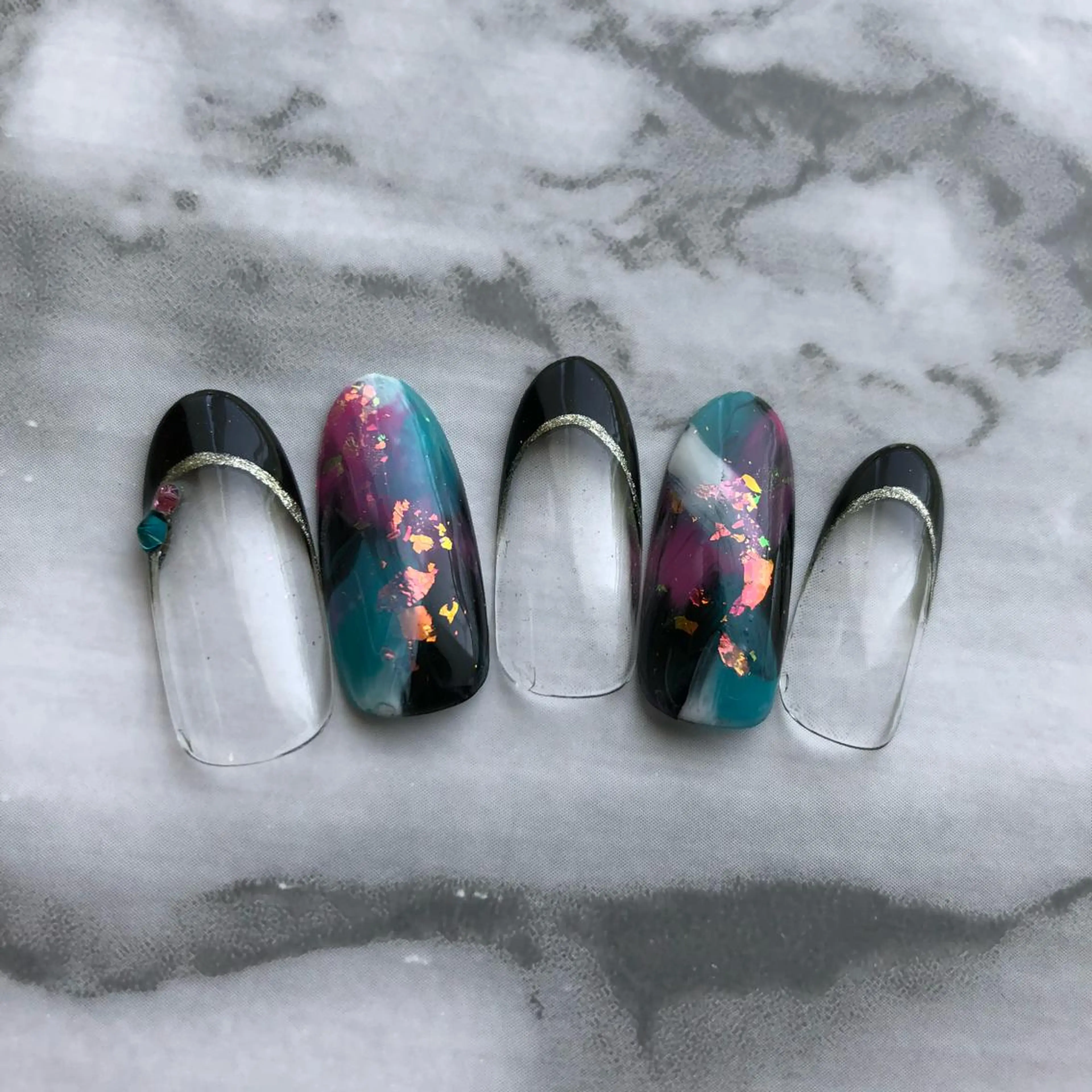 ミディアム ネイル その他(ネイル) ネイル さきみのネイルデザイン