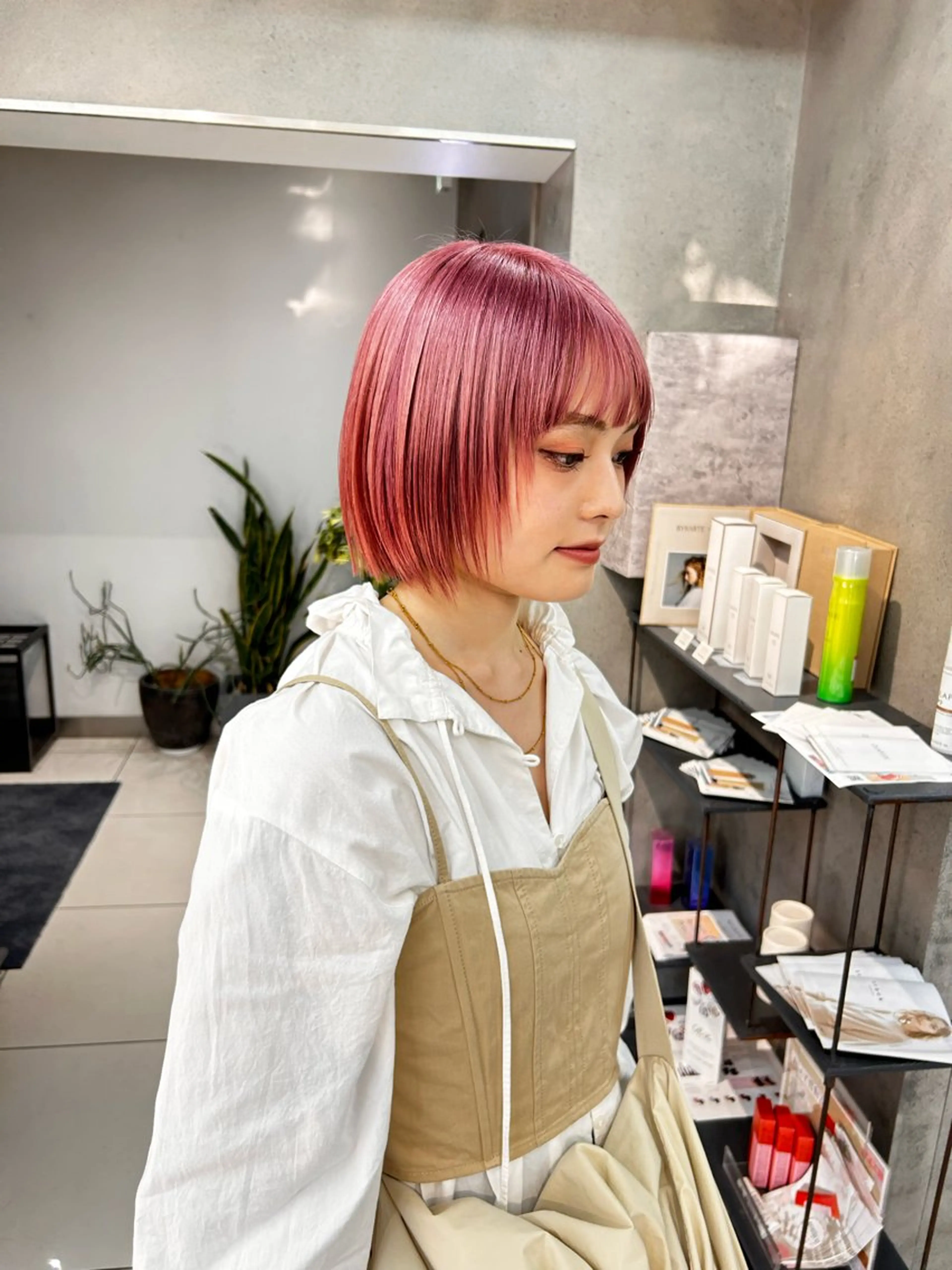 ショート カラー adatto錦糸町店所属・艶髪/ショート/ ボブ/なつきのヘアスタイル