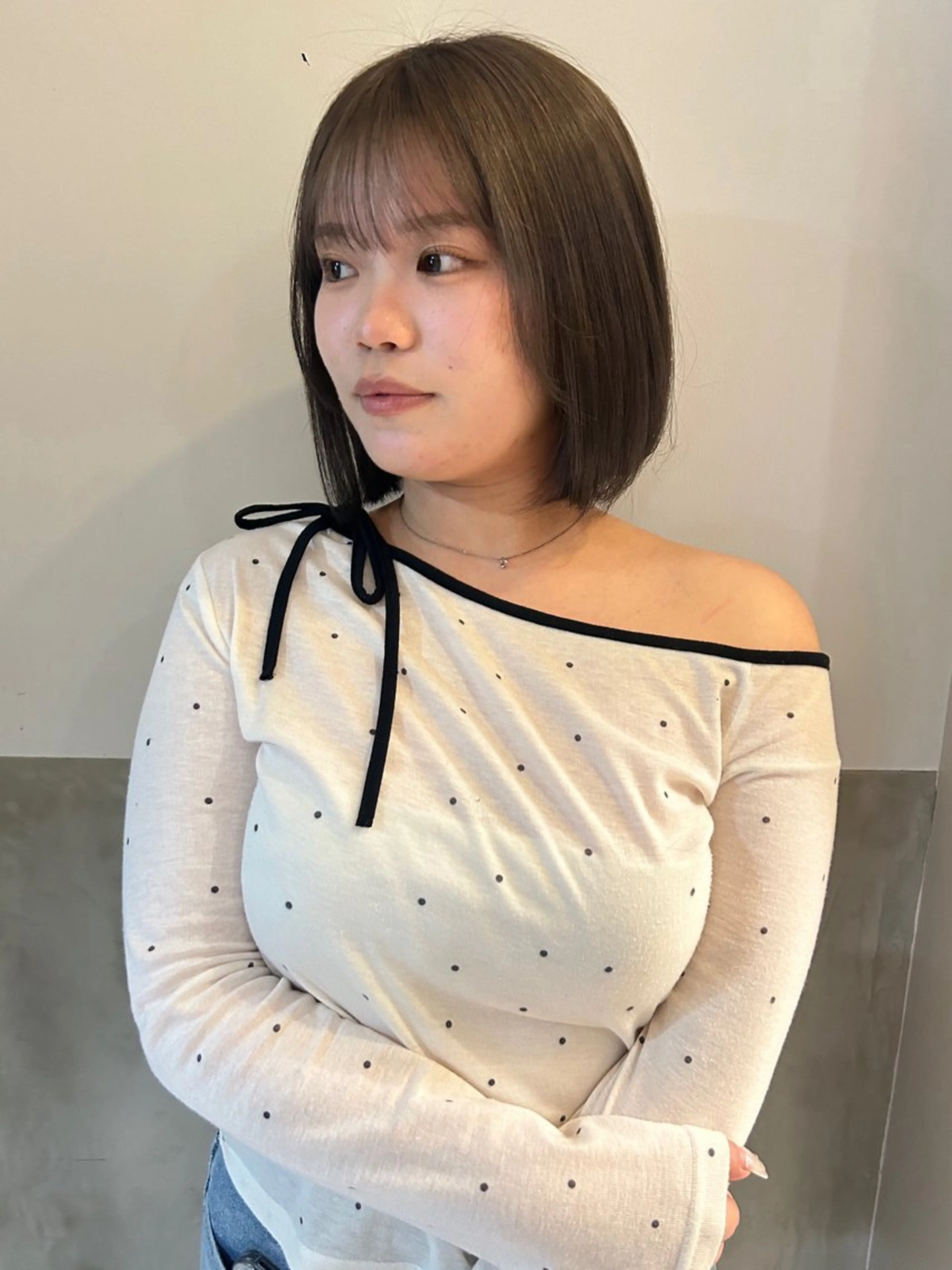 ミディアム トリートメント ヘアカラー やまだ とものヘアスタイル