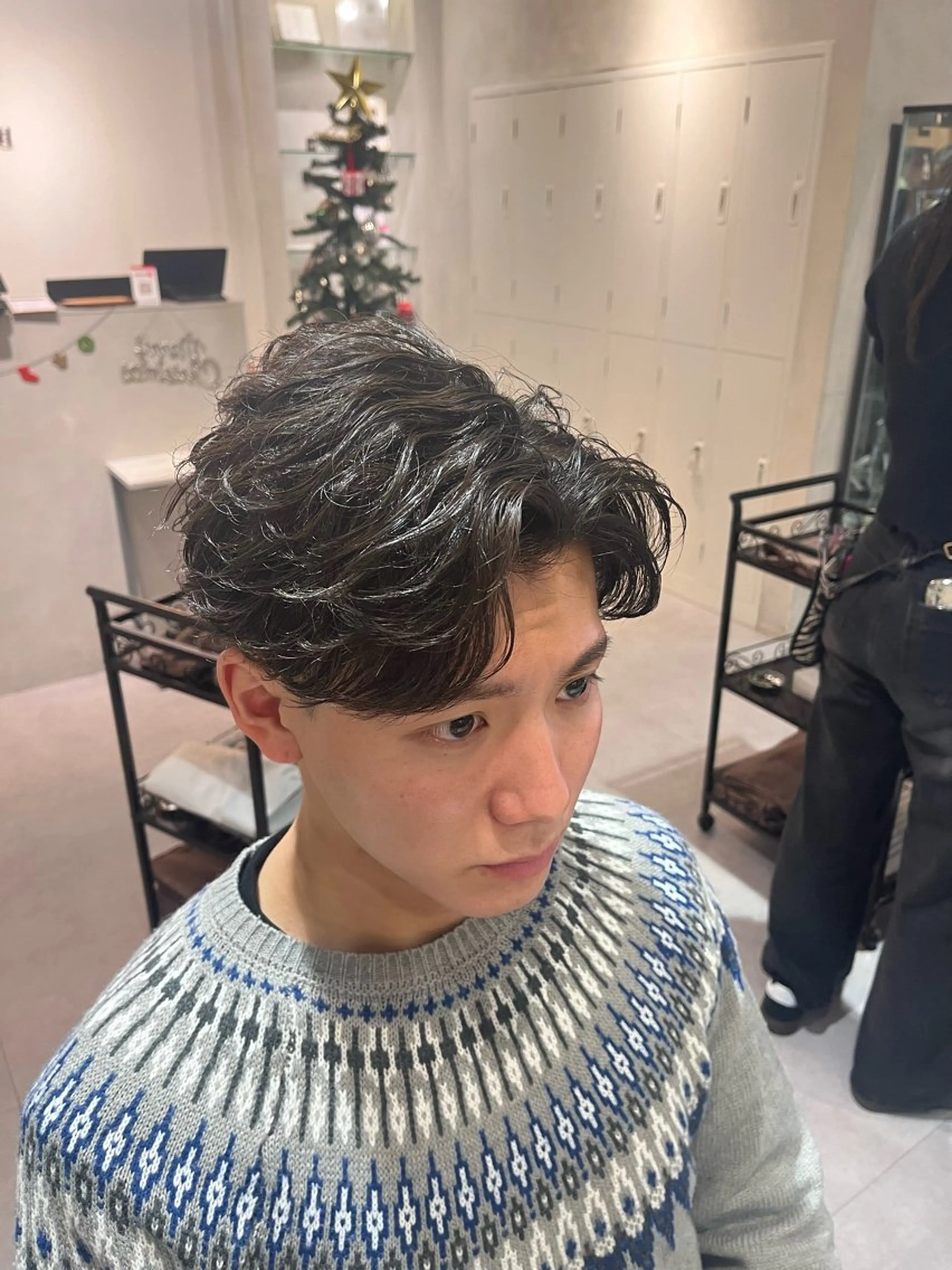 【メンズ限定】似合わせカット+ケアパーマ+TOKIO超音波トリートメントの写真