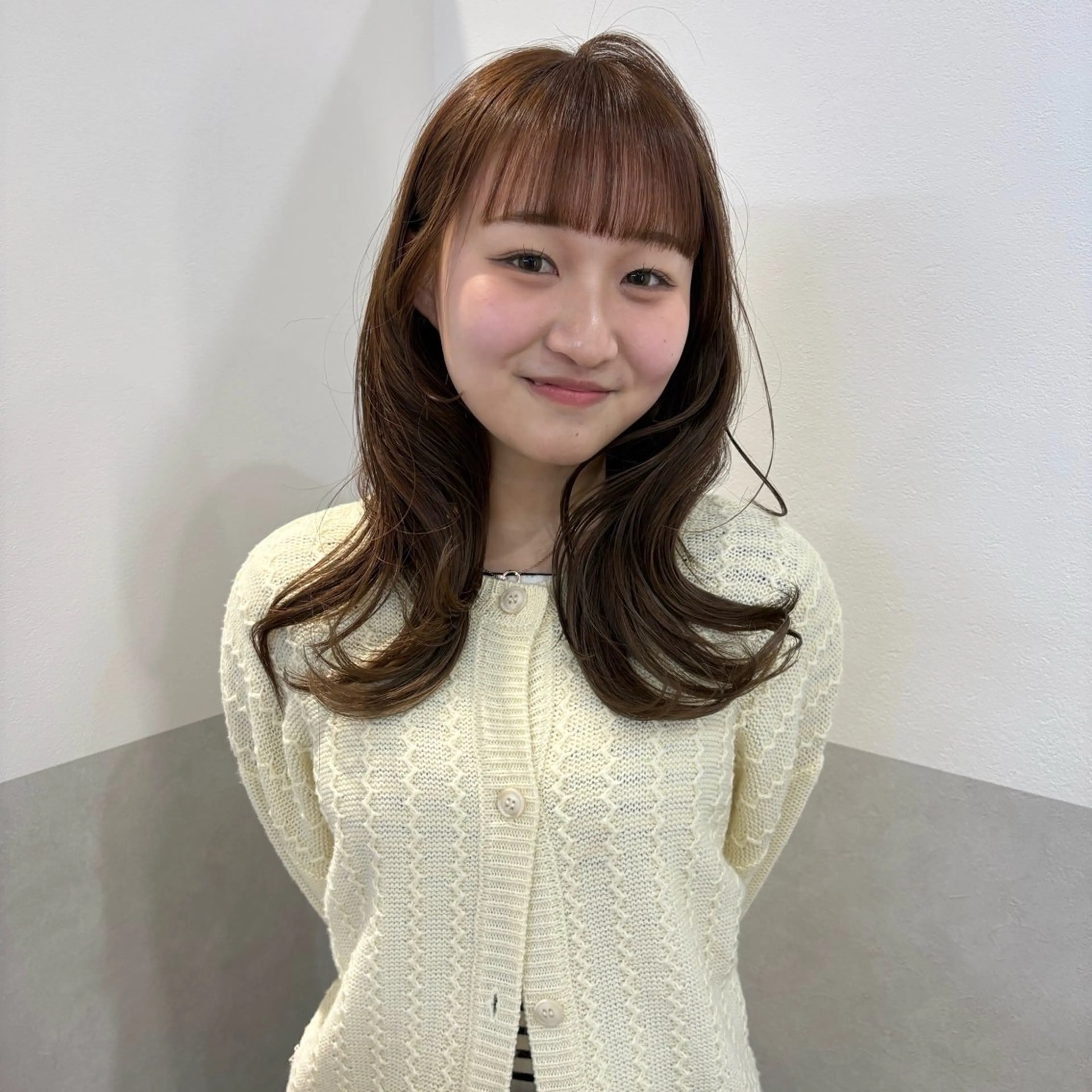 ロング カラー カット ヘアカラー yukari🌷名駅 ＊大人かわいい艶髪のヘアスタイル