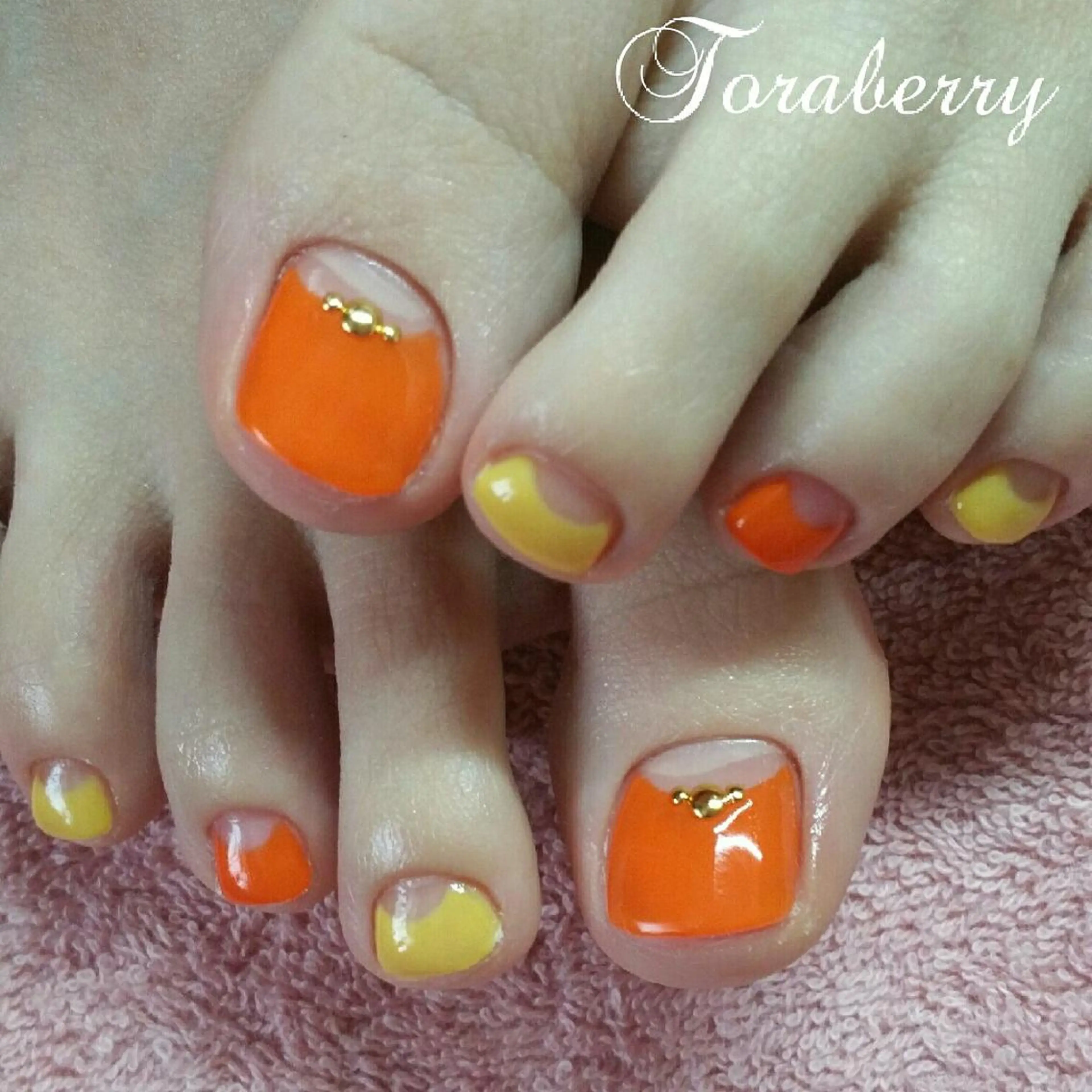 ネイル フットネイル シンプルネイル ネイリスト なつみのネイルデザイン