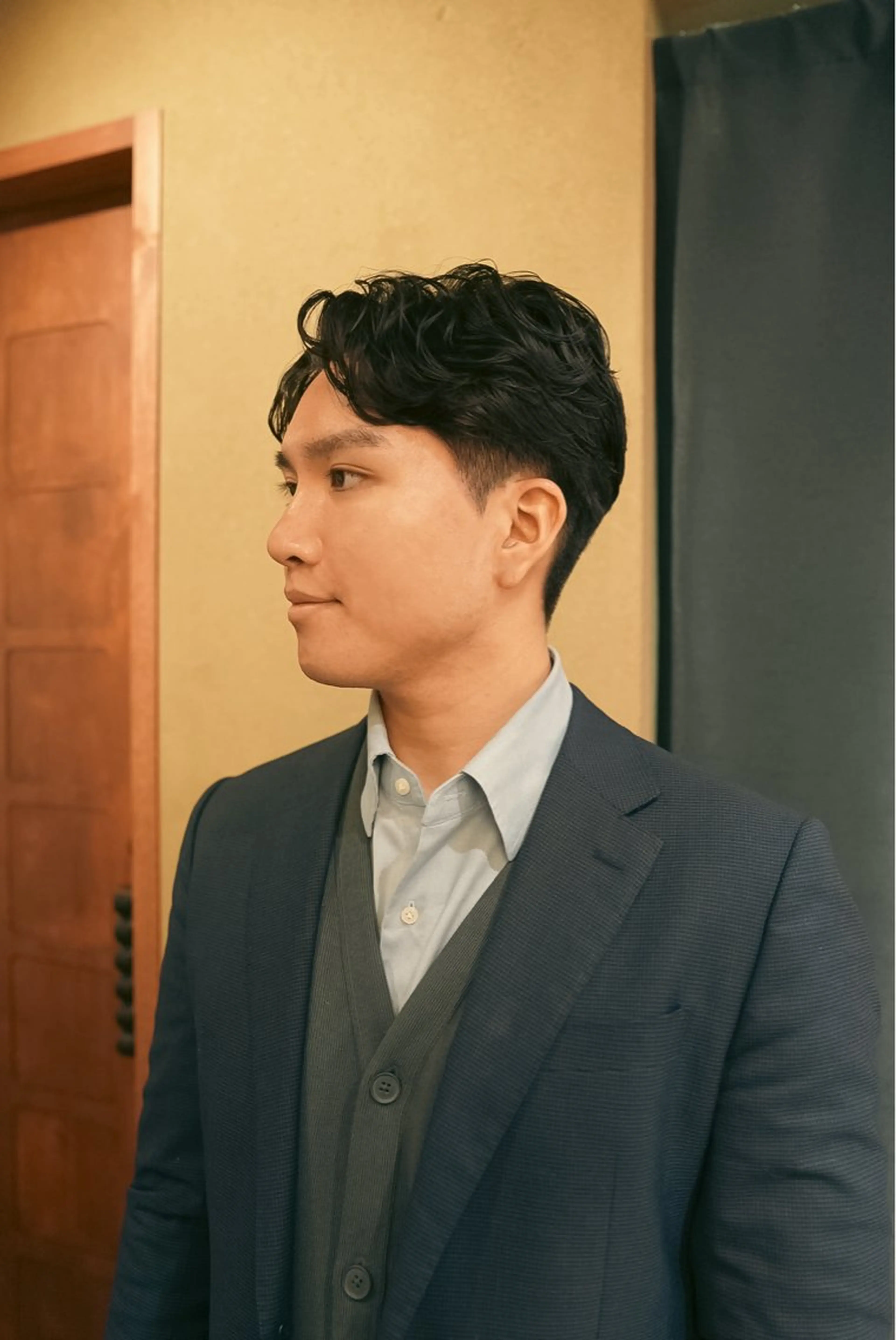 パーマ メンズ メンズカット 立川湧揮のヘアスタイル