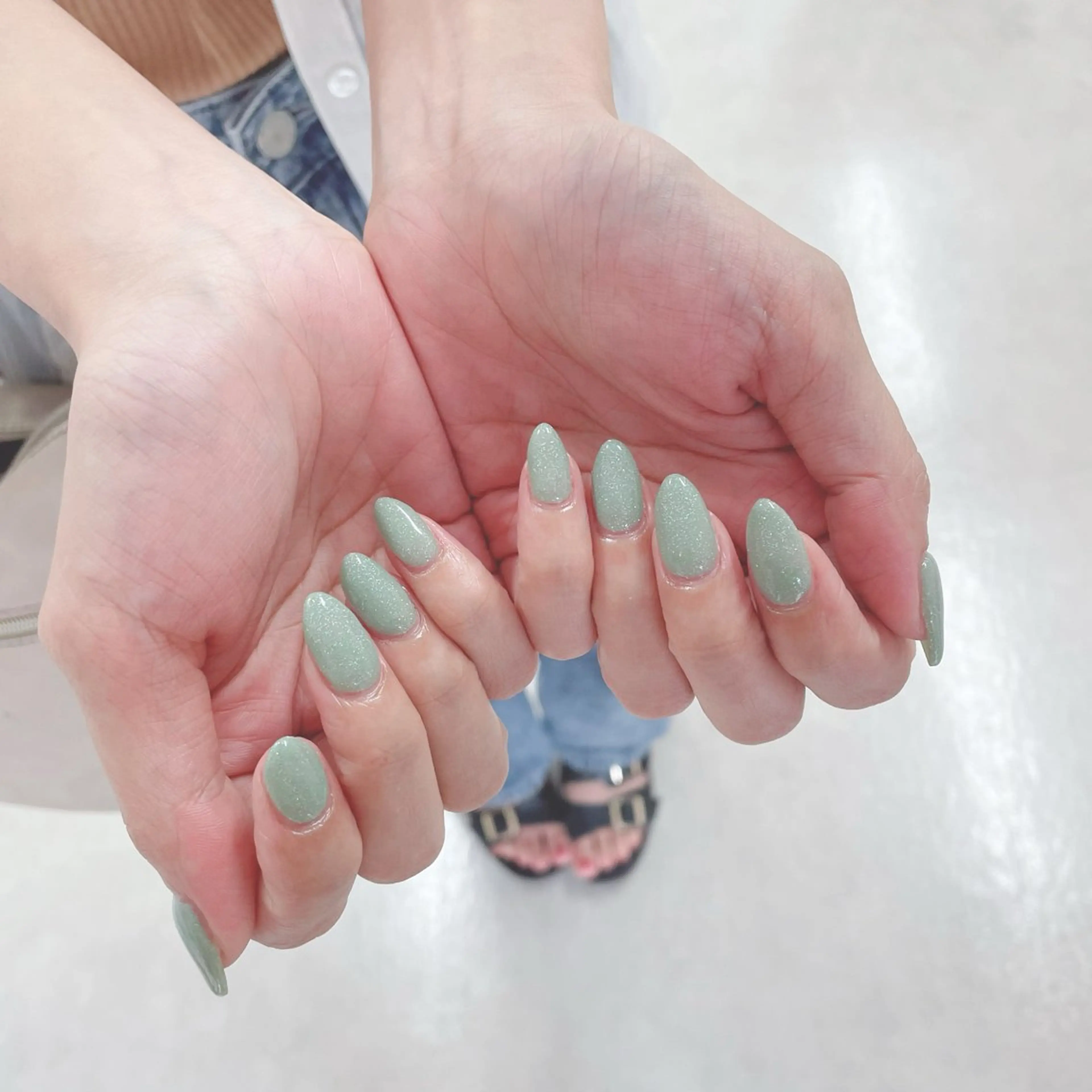 ネイル アートネイル ジェルネイル グラデーション キラキラネイル ラメ(グリッター) Viola. TOMOMIのネイルデザイン