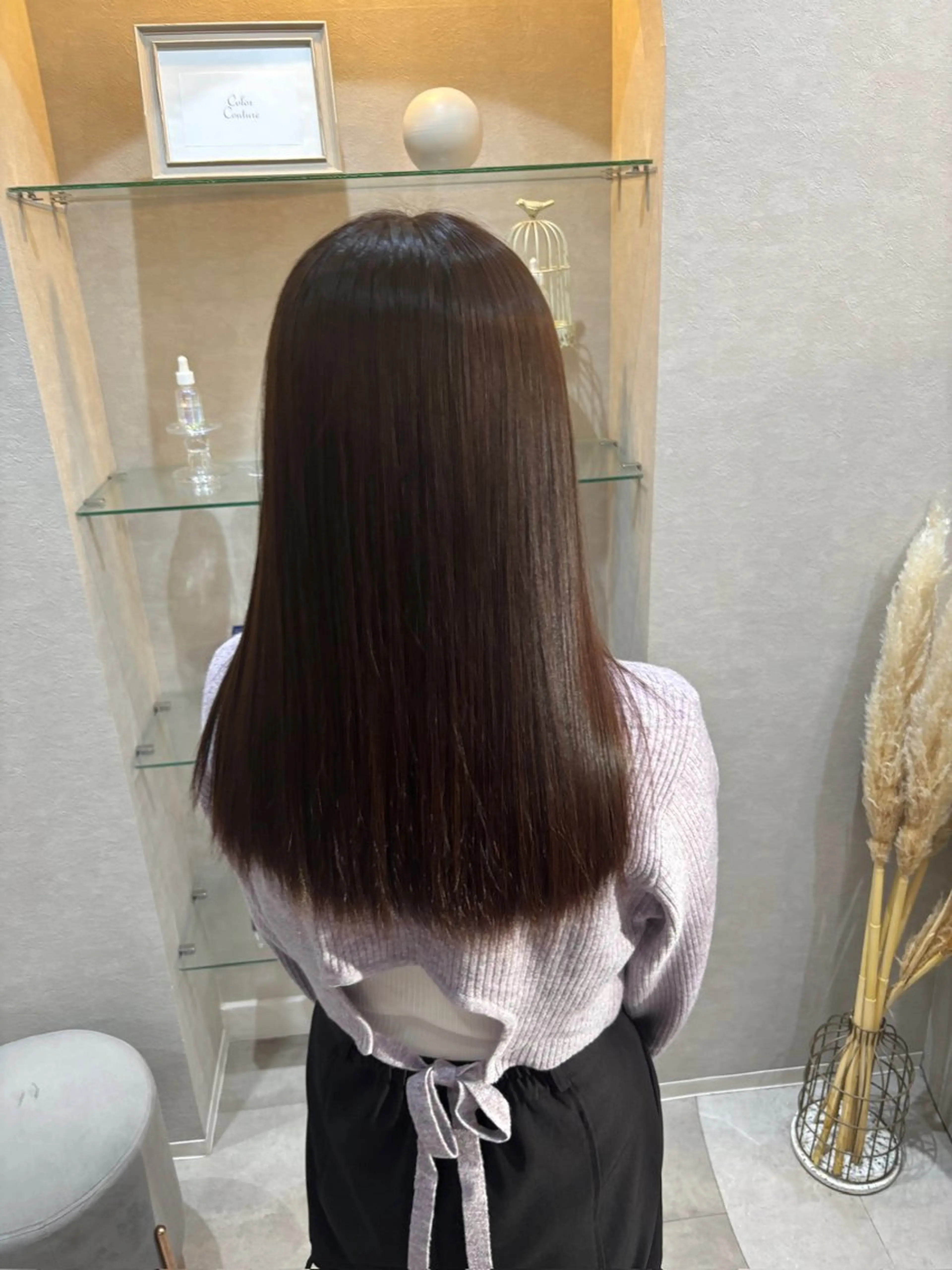 ロング カラー ヘアカラー トリートメント aika .のヘアスタイル
