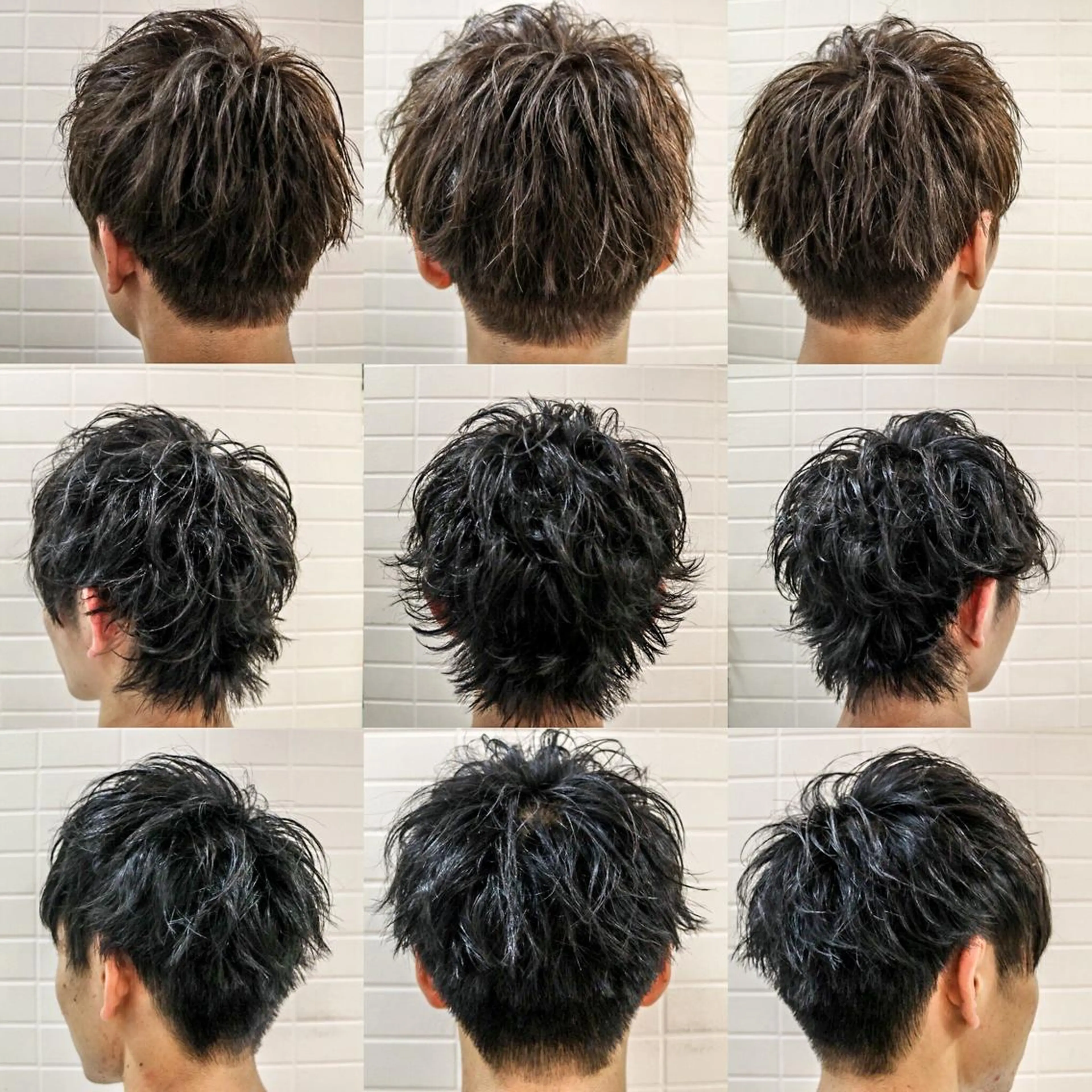 ショート カラー パーマ メンズ ⭐️口コミ5.0⭐️ 当日予約可能👌🏼のヘアスタイル