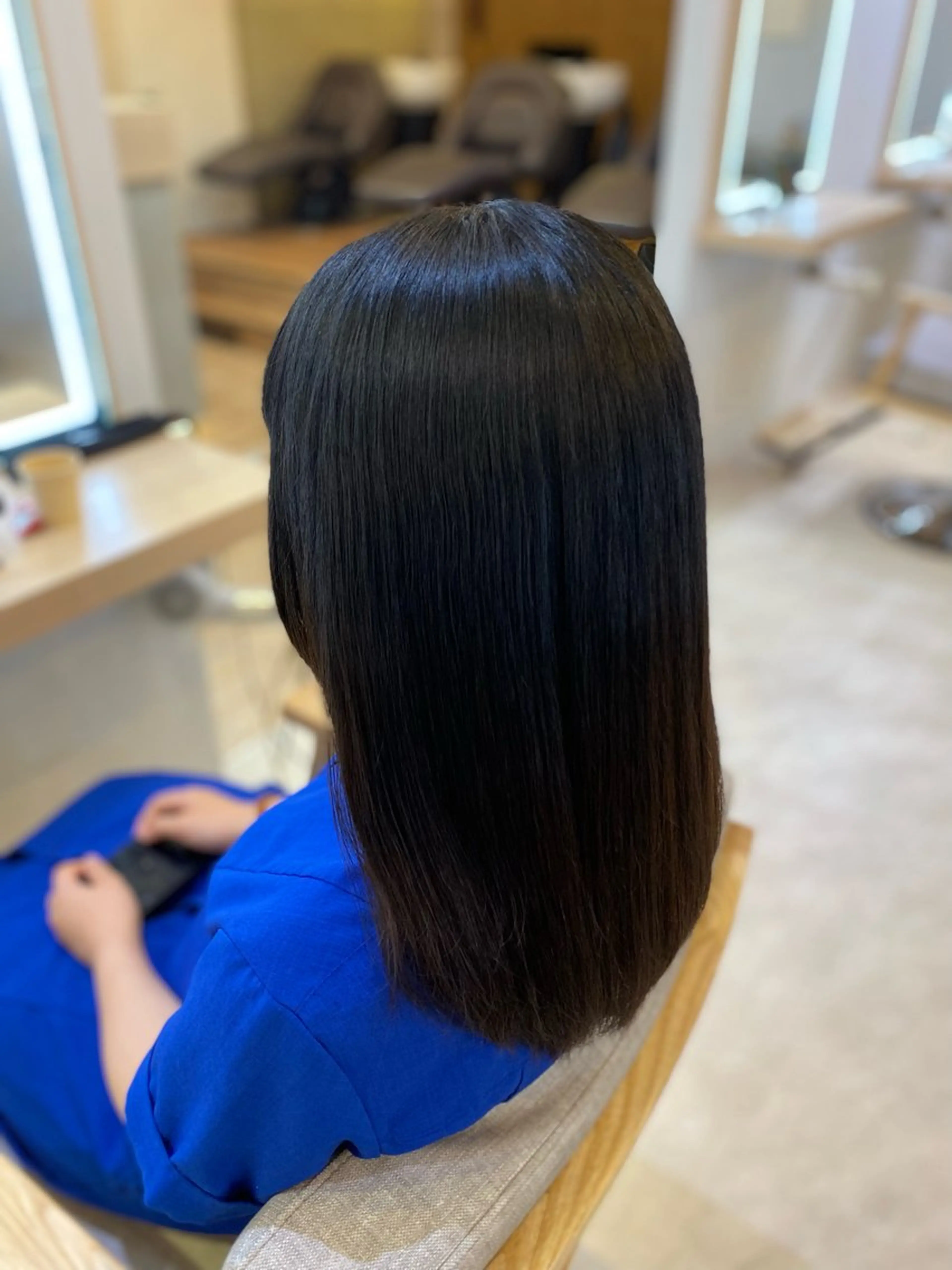 ロング 縮毛矯正 リトル中野所属・🫧 ハシヅメのヘアスタイル