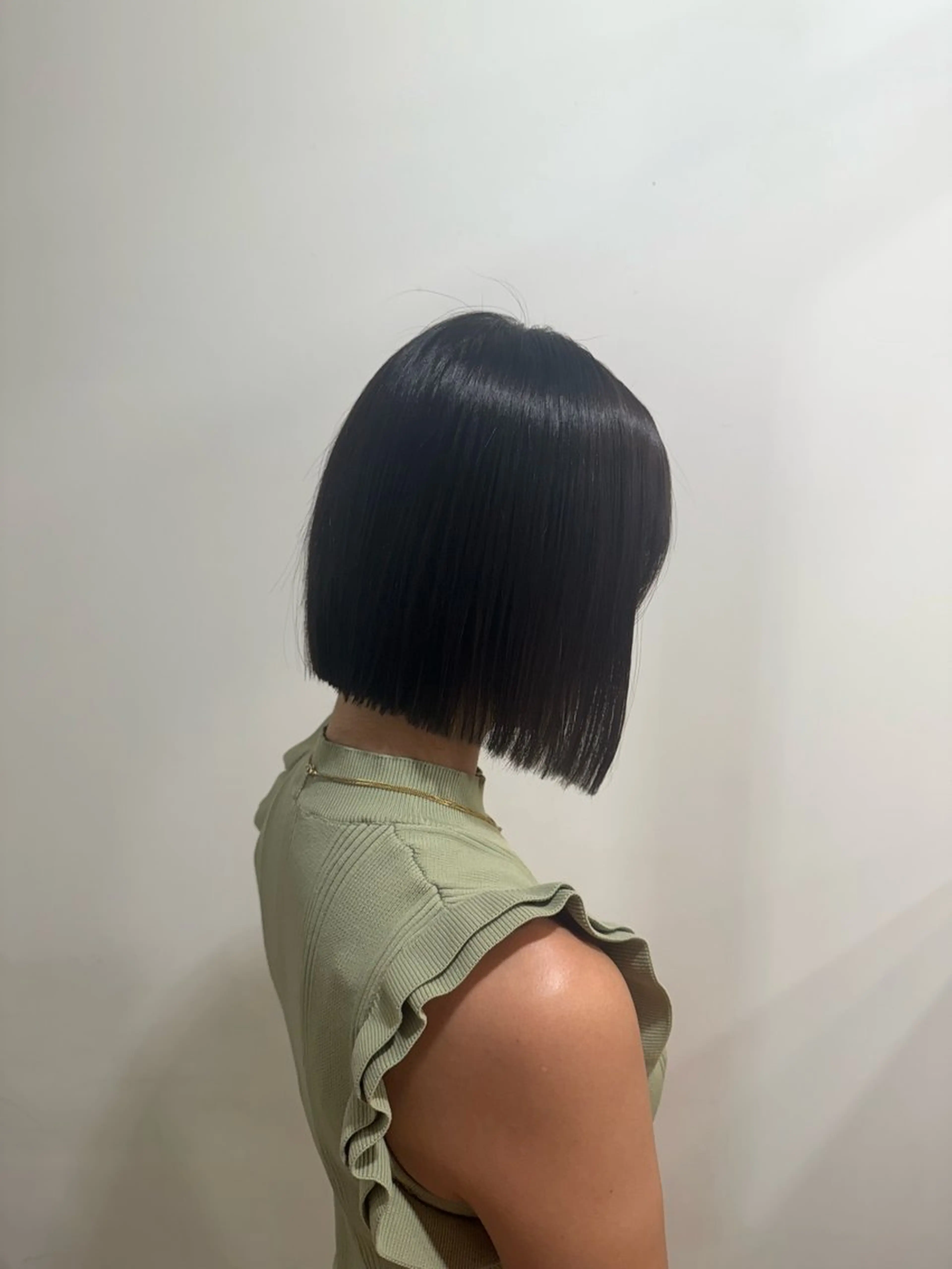 ミディアム ボブ 小顔カット かとう きりん/縮毛矯正✨のヘアスタイル