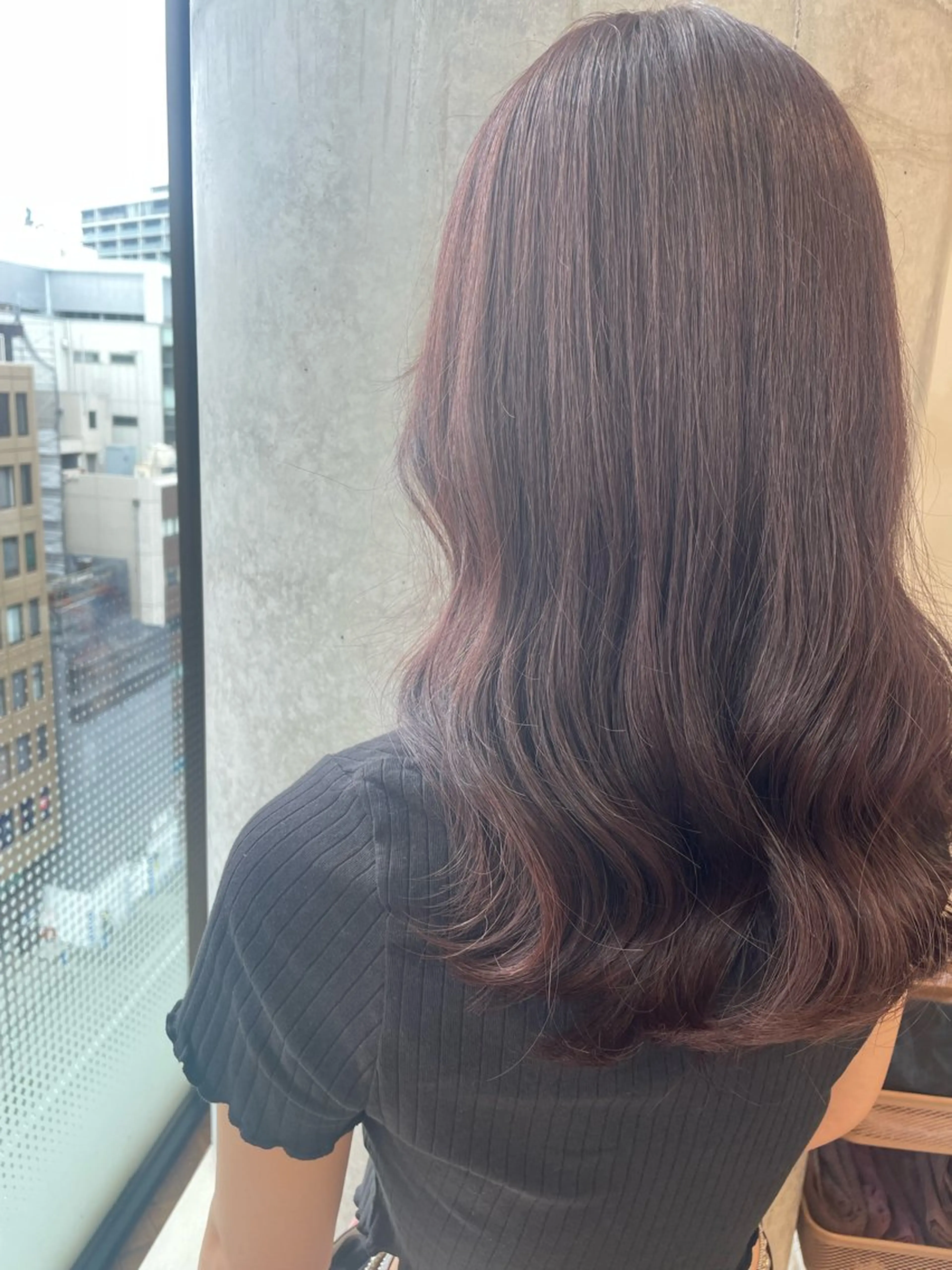 カラー ブリーチ ラベンダーカラー ブリーチなしカラー 🍪ﾖｼｲﾊﾙﾈ🍪 ﾗﾍﾞﾝﾀﾞｰｶﾗｰのヘアスタイル