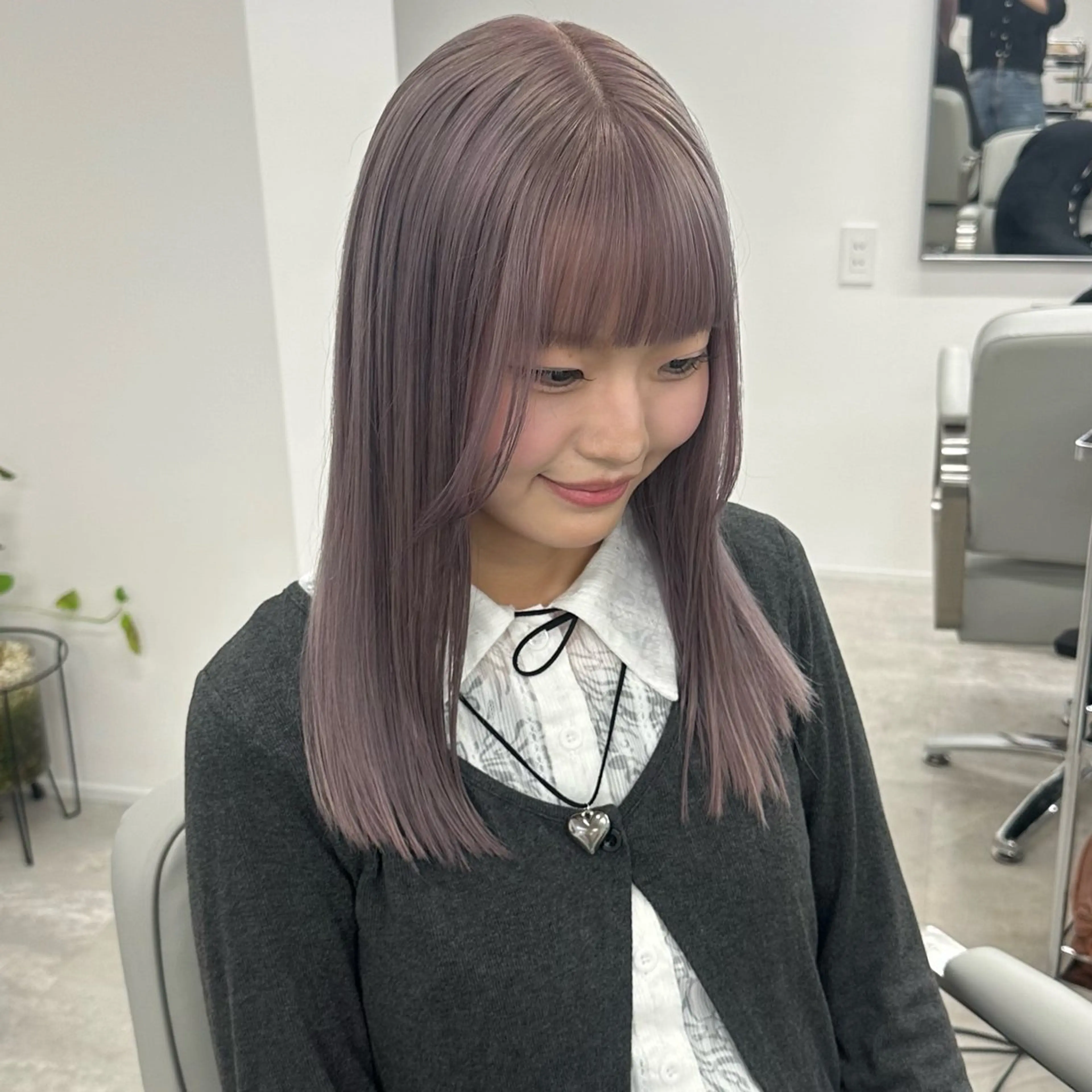 ミディアム ヘアカラー トリートメント REAL 心斎橋所属・ブリーチ/ベージュ /ピンク🦋ナツミのヘアスタイル